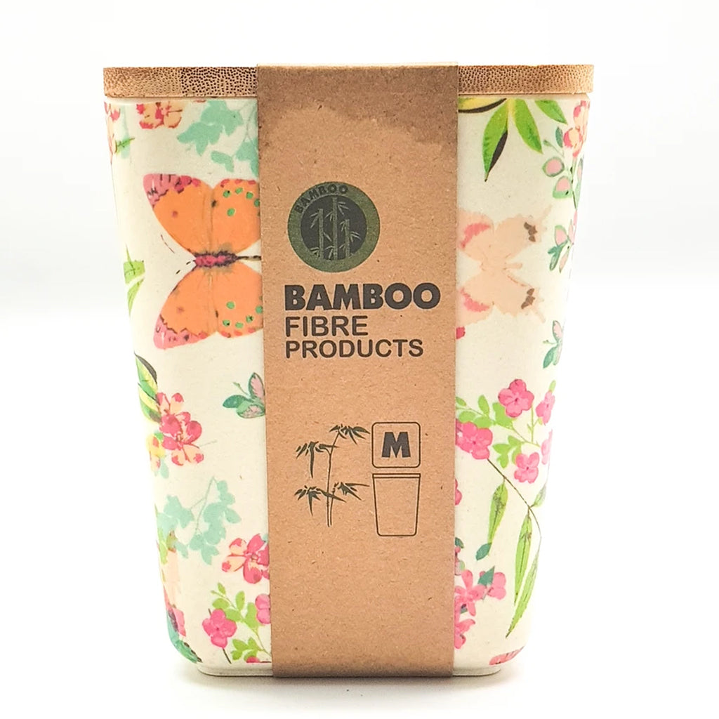 Eco Friendly and Food Safe Bamboo Fiber Dry Fruit/Snack Container with Air Tight Lid (Big)