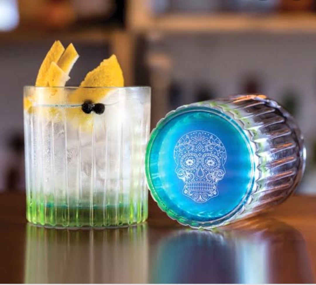 Limited Edition RCR (Made in Italy) Pedro & Rosa Pattern Crystal Short Whisky Water Tumblers Glasses, 360 ml, Set of 6