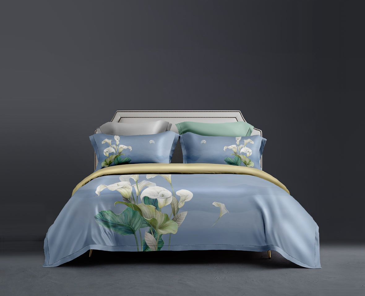100% Comfortable 300 TC King Size Double Bedsheet Digital Print - 250 X 275 CM with 2 Pillow Covers - 3 Pcs Set