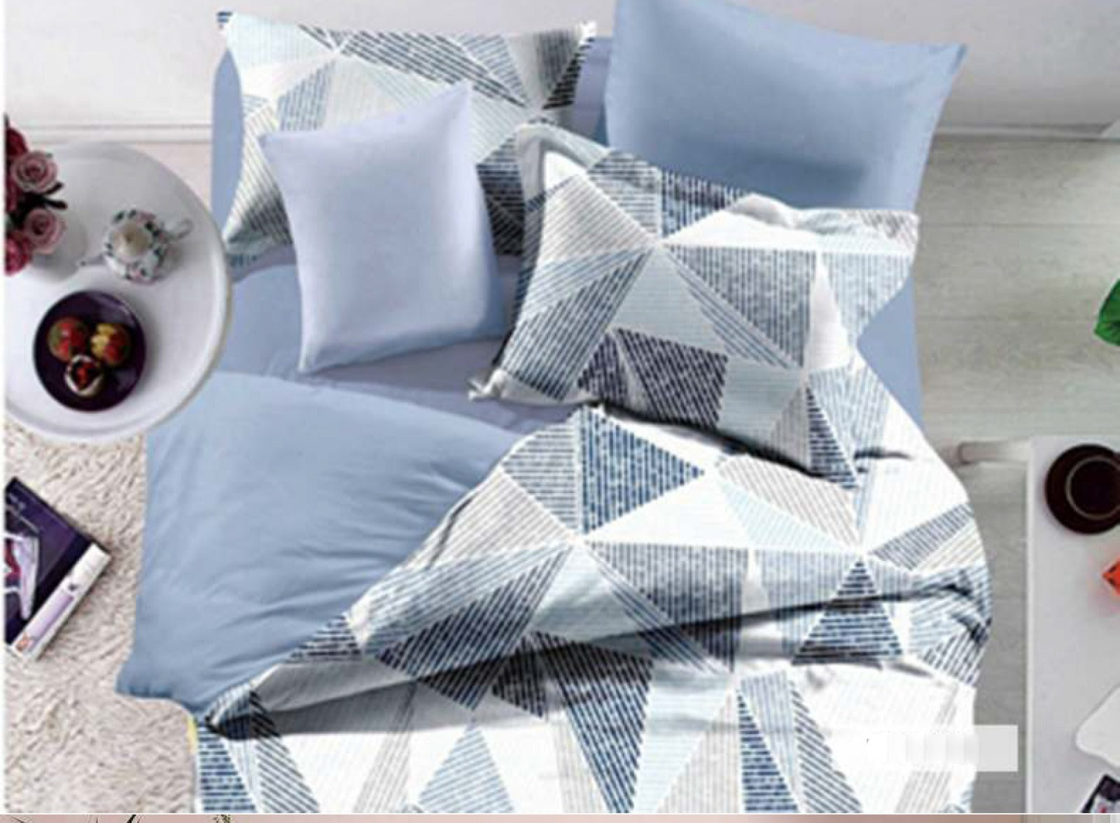 Spread Spian 220 TC Micro Fibre Super King Size Bedsheet - 108" X 108"