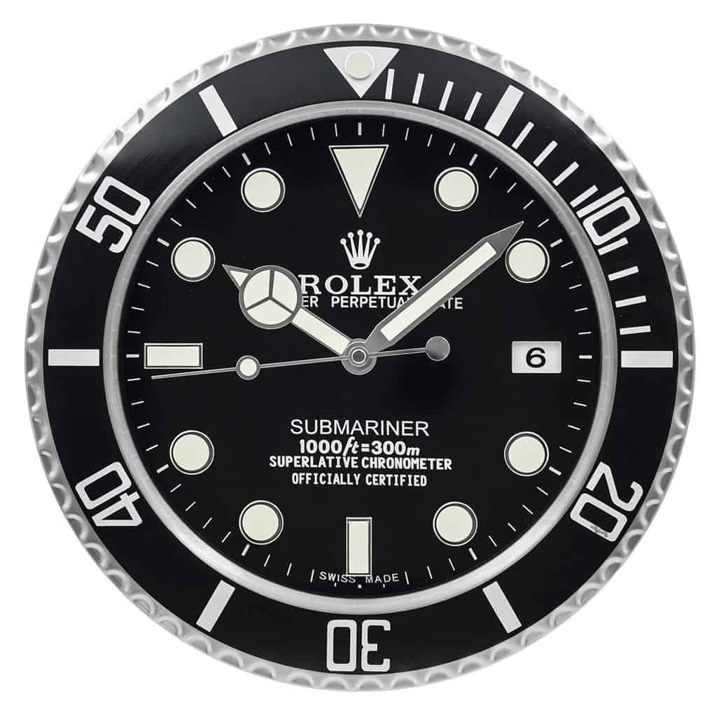 Luxury GMT Master II Stainless Steel Metal Wall Clock For Royal Home & Bunglows, Wall Clock, Wall Watch, Diameter - 35 cm
