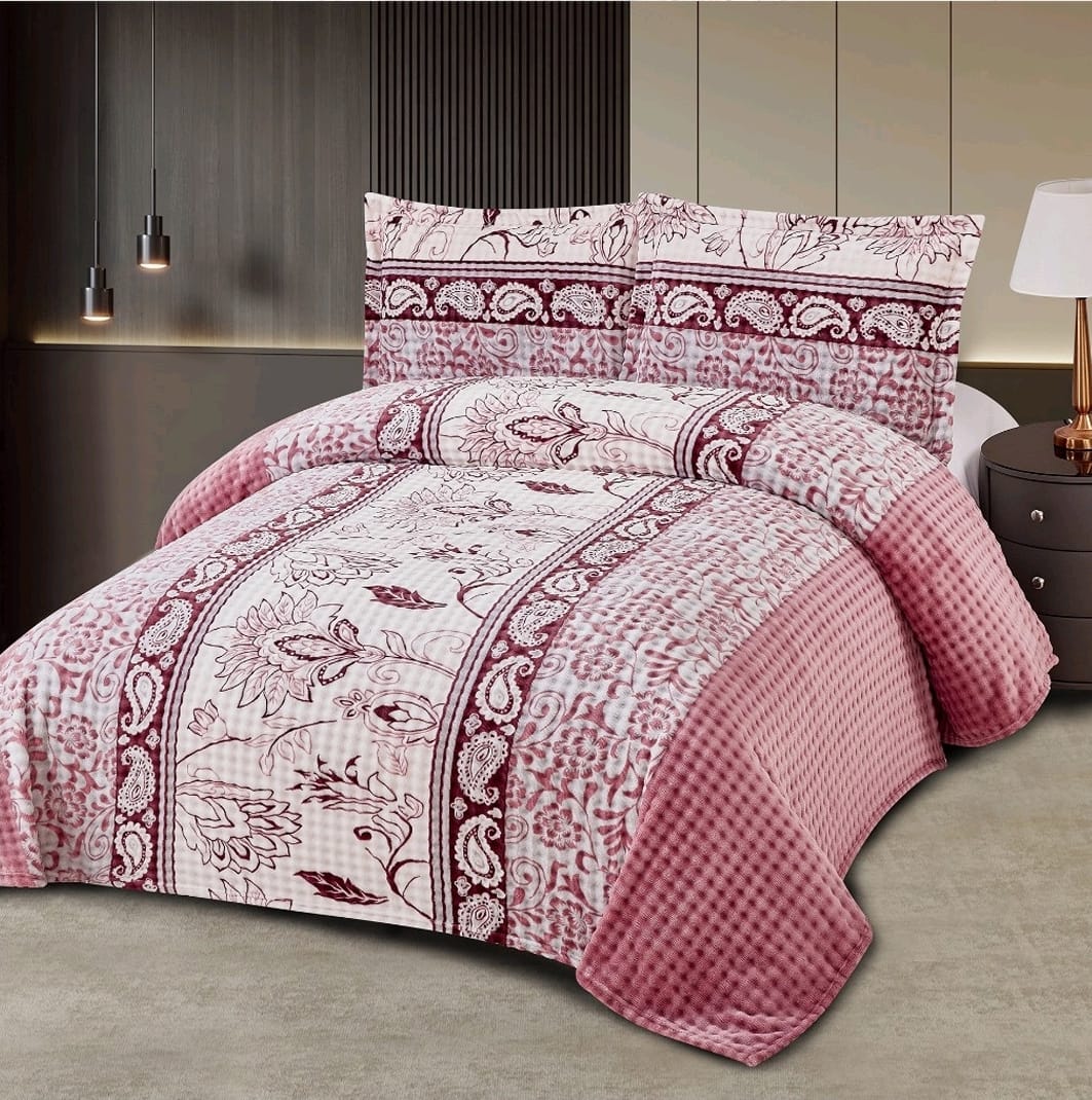 Microfiber 350 GSM Winter Double Bed Luxury Quilt. 230x250cm (6 PCS Set)