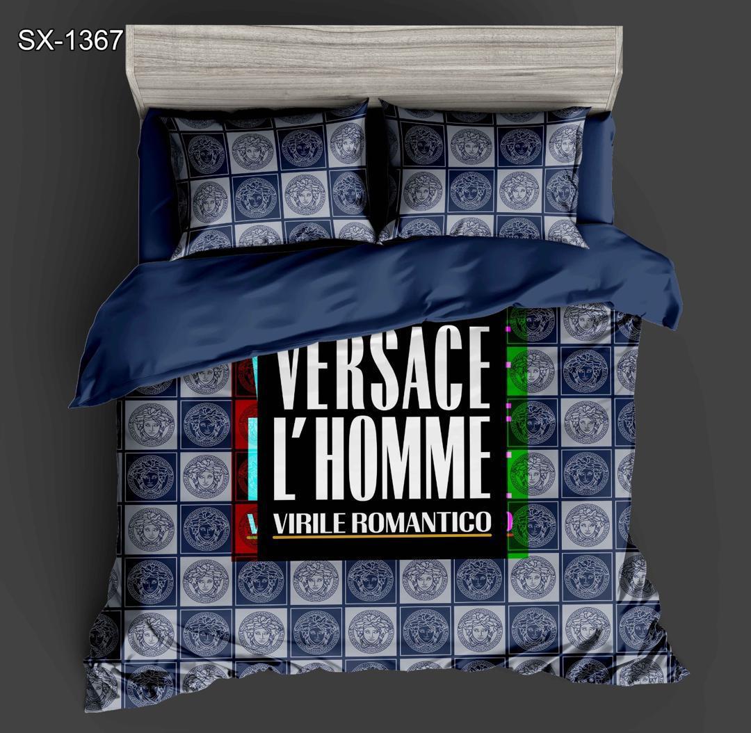 New 100% Comfortable 220 TC King Size Double Bedsheet Digital Print - 275 X 275 CM with 2 Pillow Covers - 3 Pcs Set