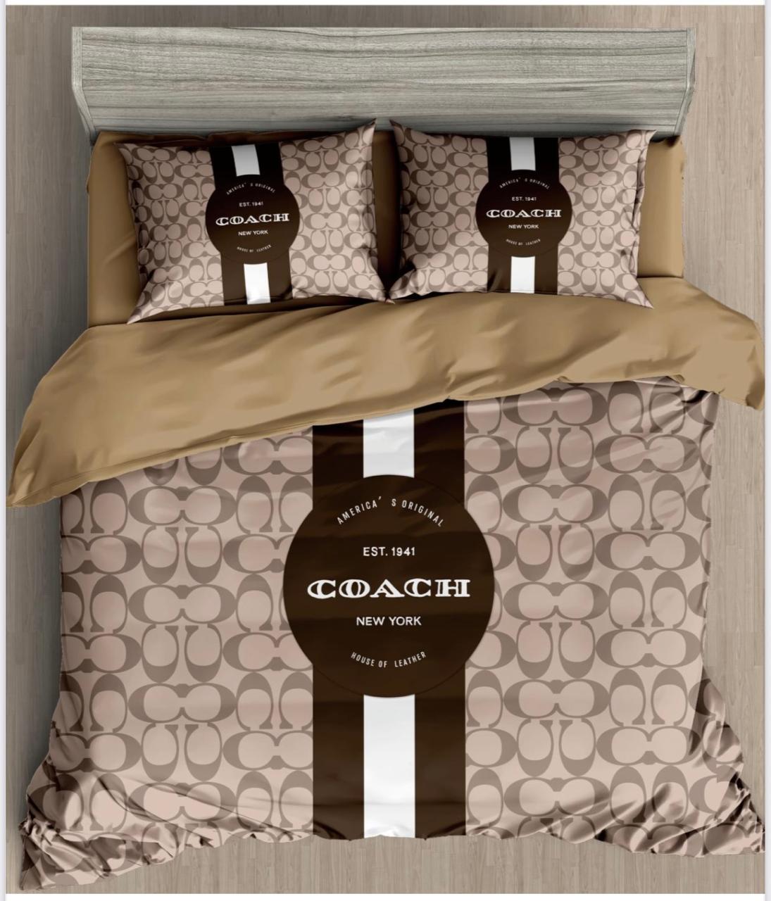 New 4 PCS Comforter With Matching King Size Double Bedsheet - 275 X 275 CM with 2 Pillow Covers