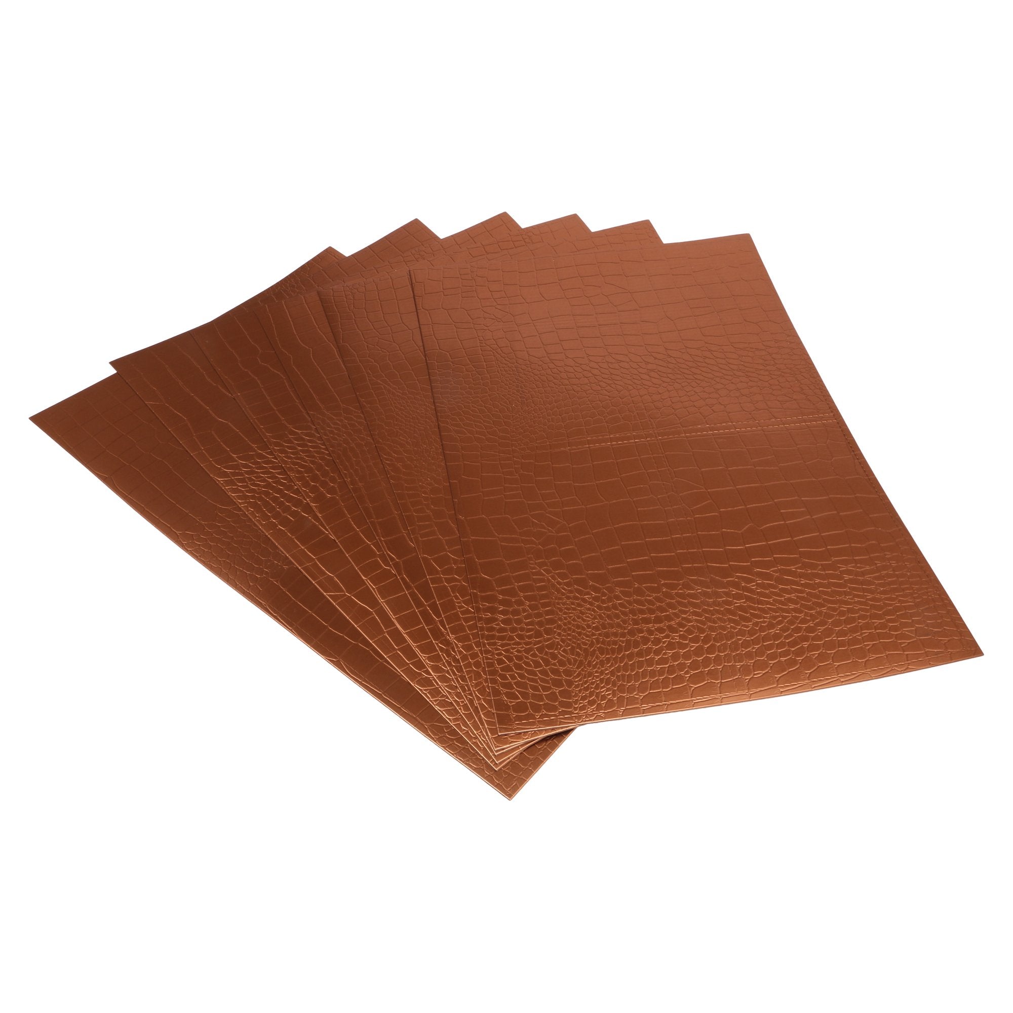 Rectangular Set of 6 pcs PU Leather Solid Place Mats, Best for Dining Table/Bedside Table, Center Table