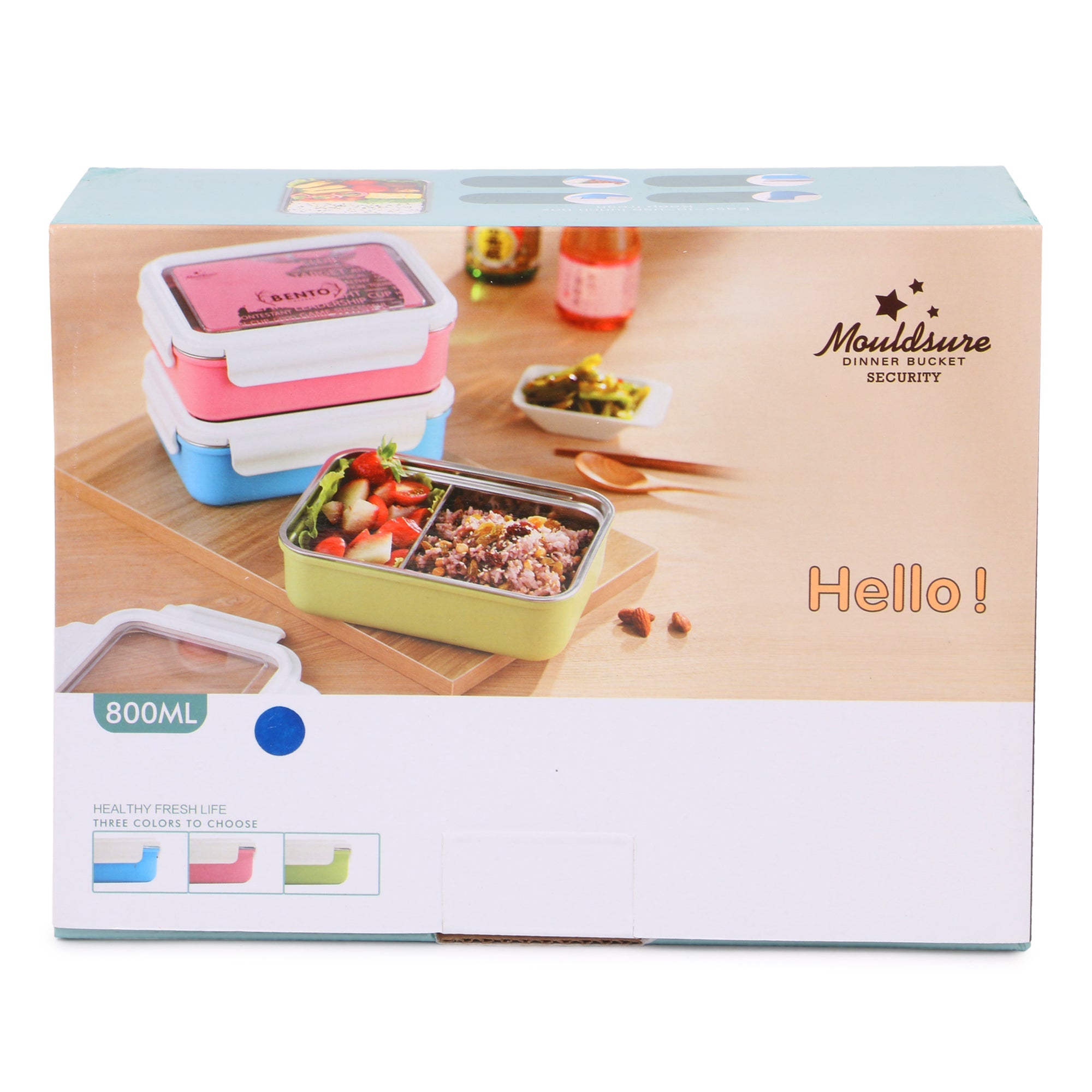 Stainless Steel insulated dual Color Kids Lunch Box 8001-800 ml