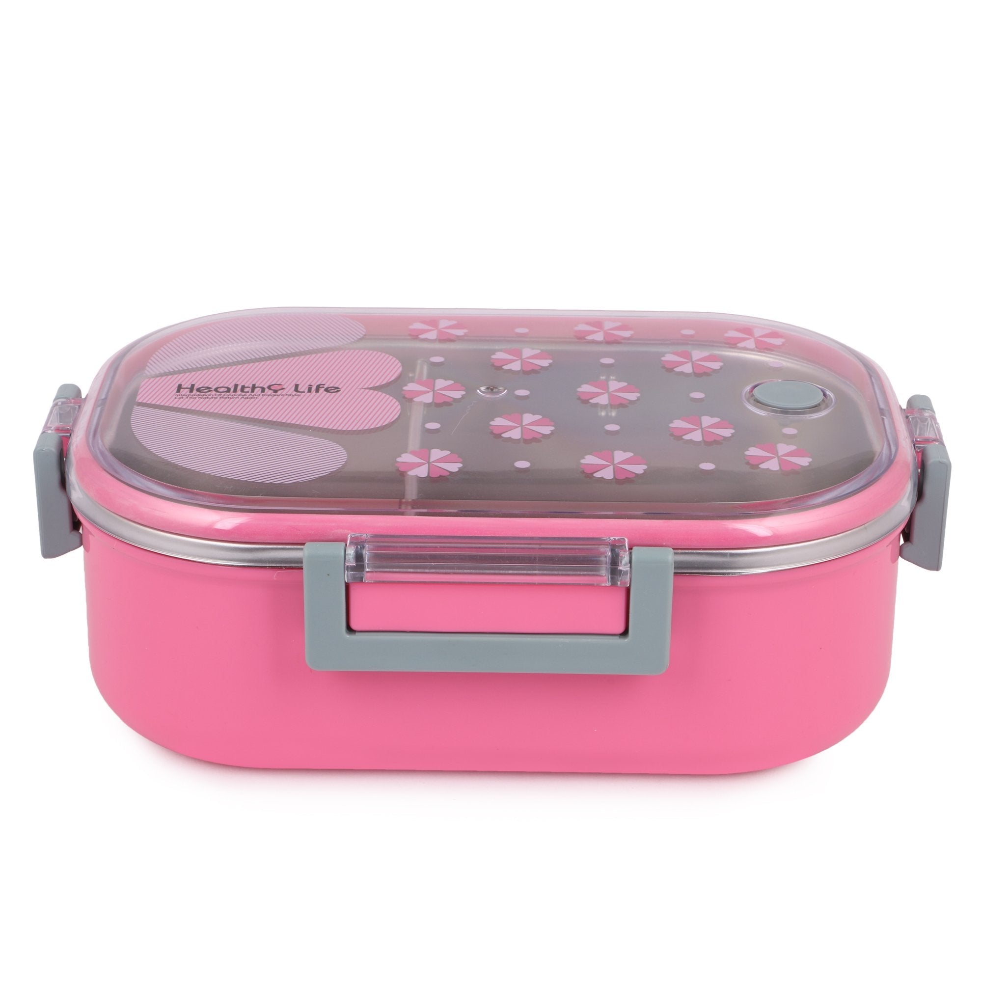 Stainless Steel Insulated 2 Grid Lunch Box Size: 6541 980ml