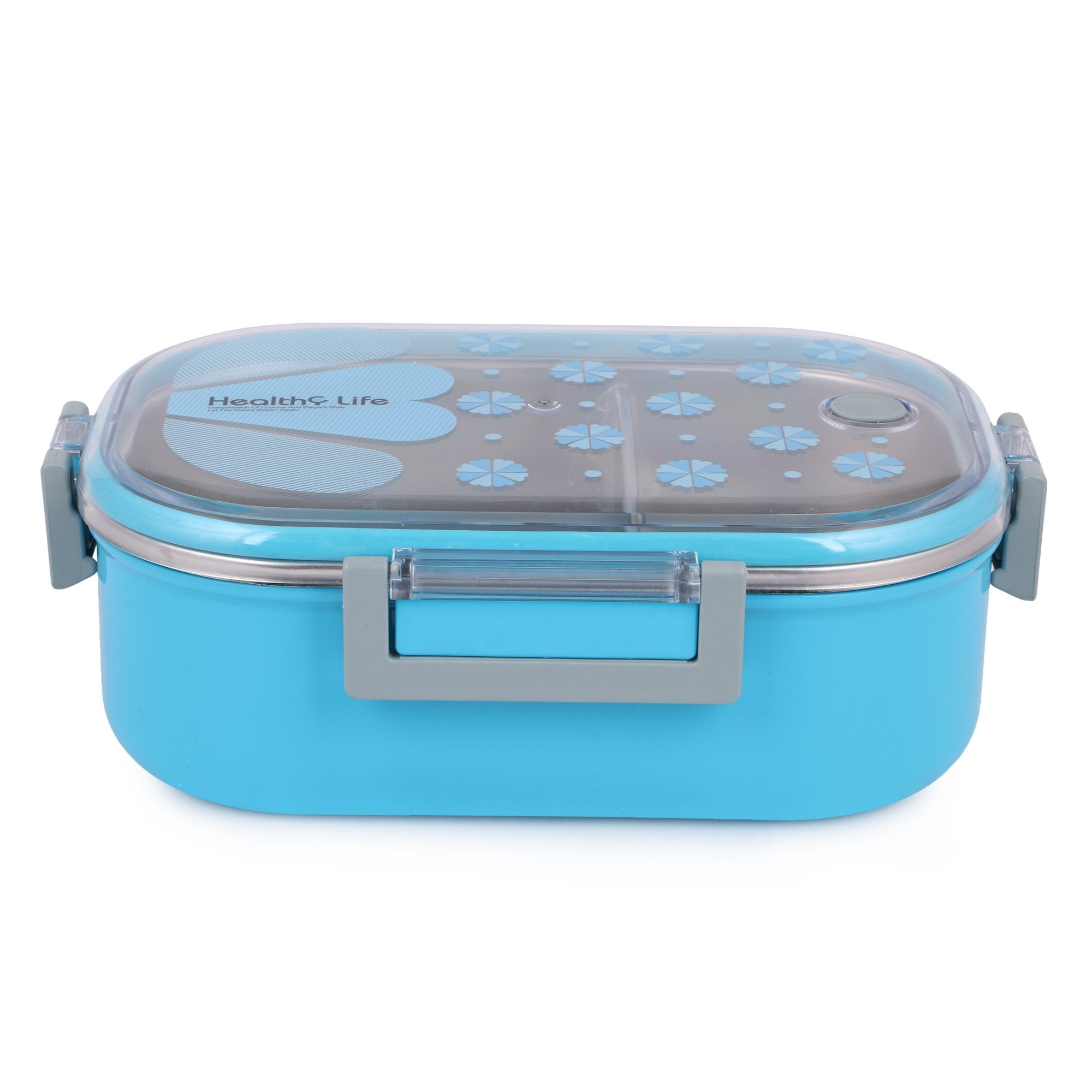 Stainless Steel Insulated 2 Grid Lunch Box Size: 6541 980ml