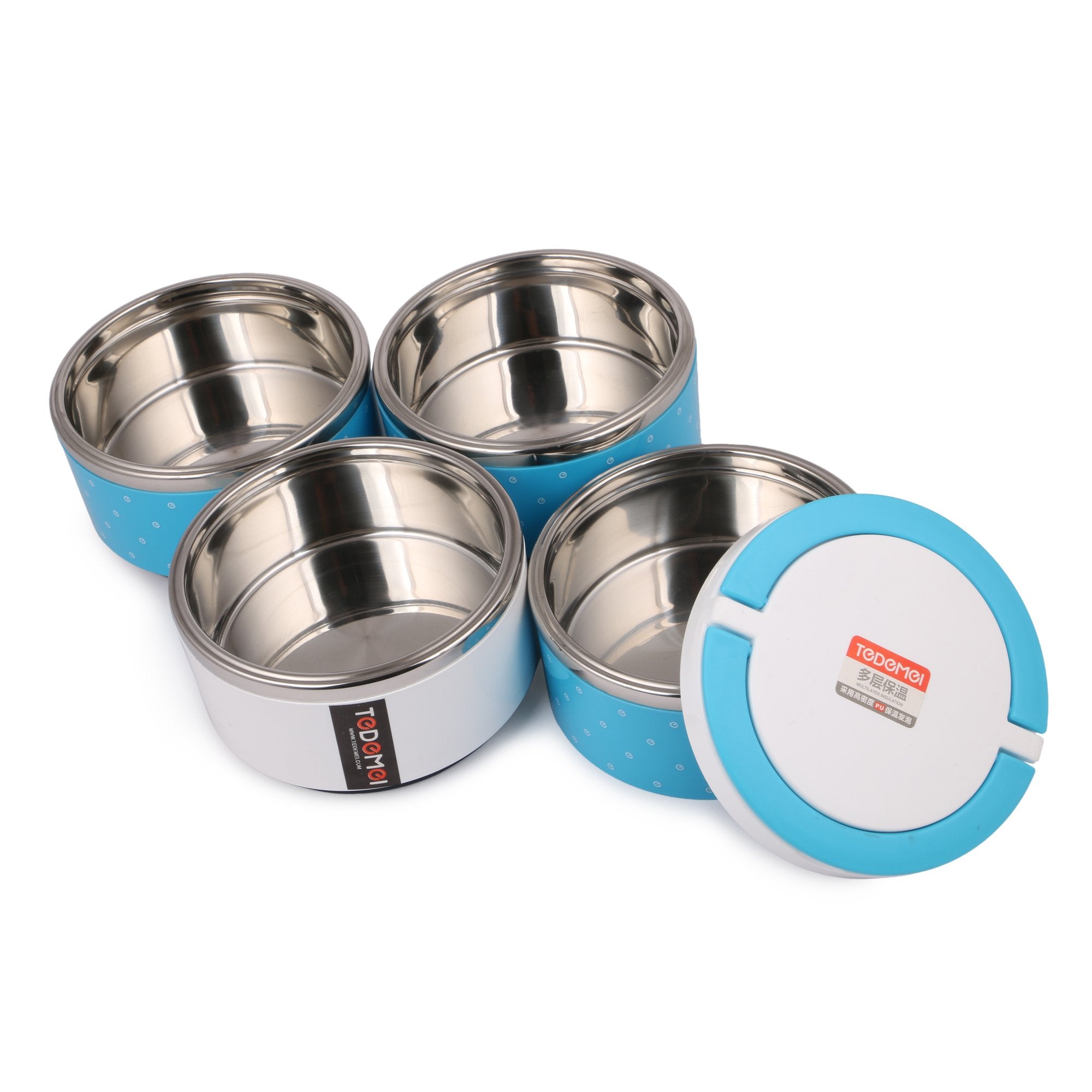 Stainless Steel 4 Layer Storage Insulated Lunch Box 6518