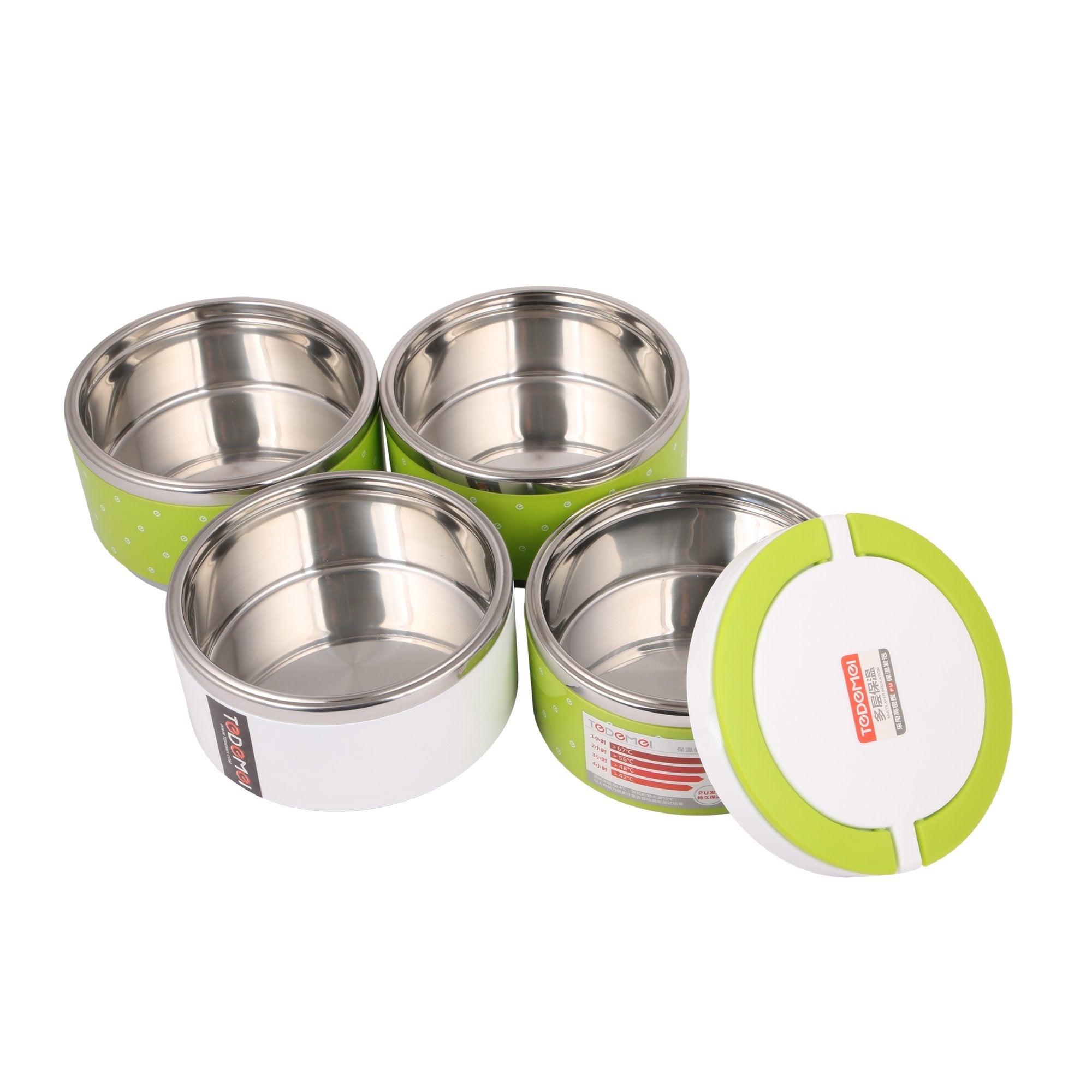 Stainless Steel 4 Layer Storage Insulated Lunch Box 6518