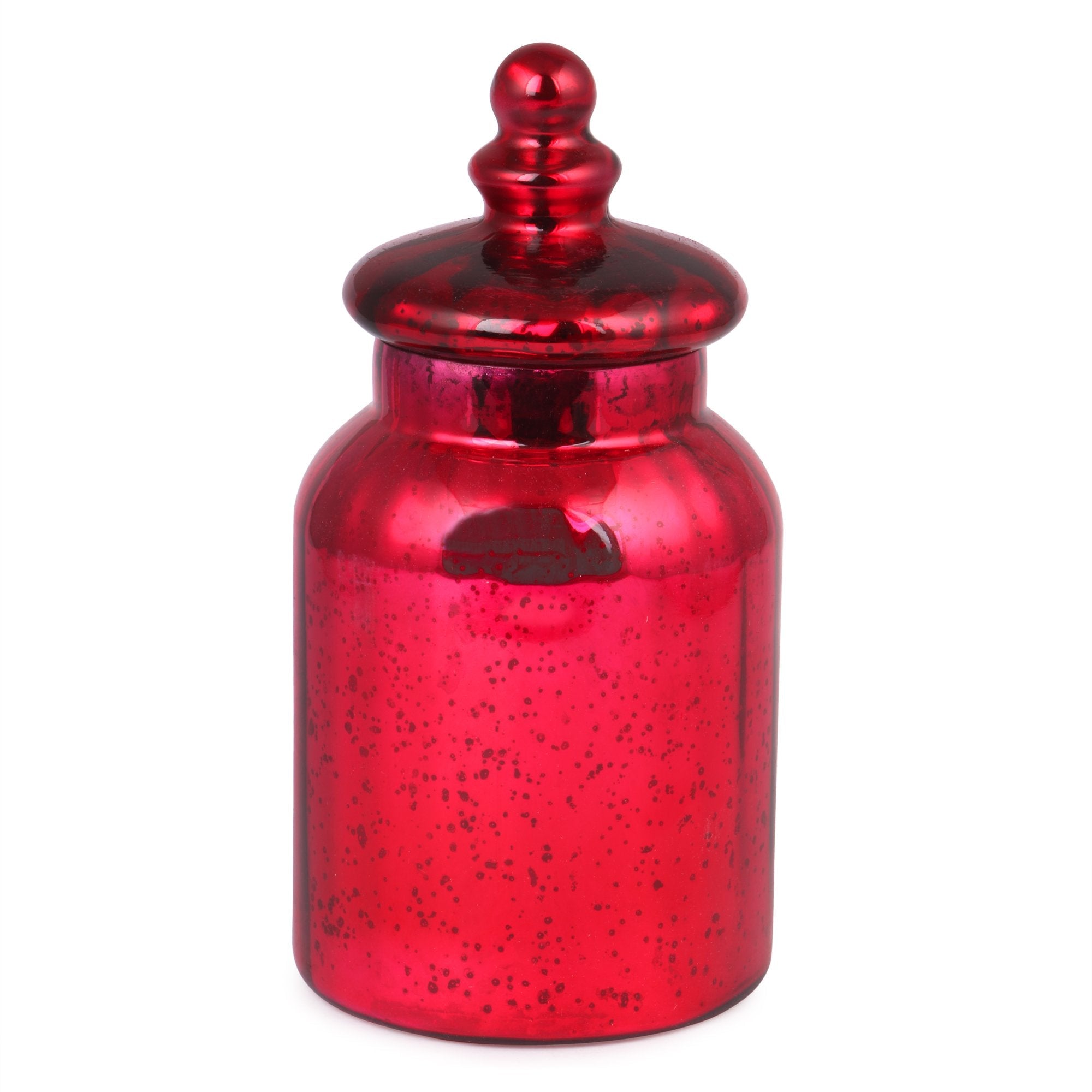 Coloured Round Glass Storage Jar with Lid- 800ml