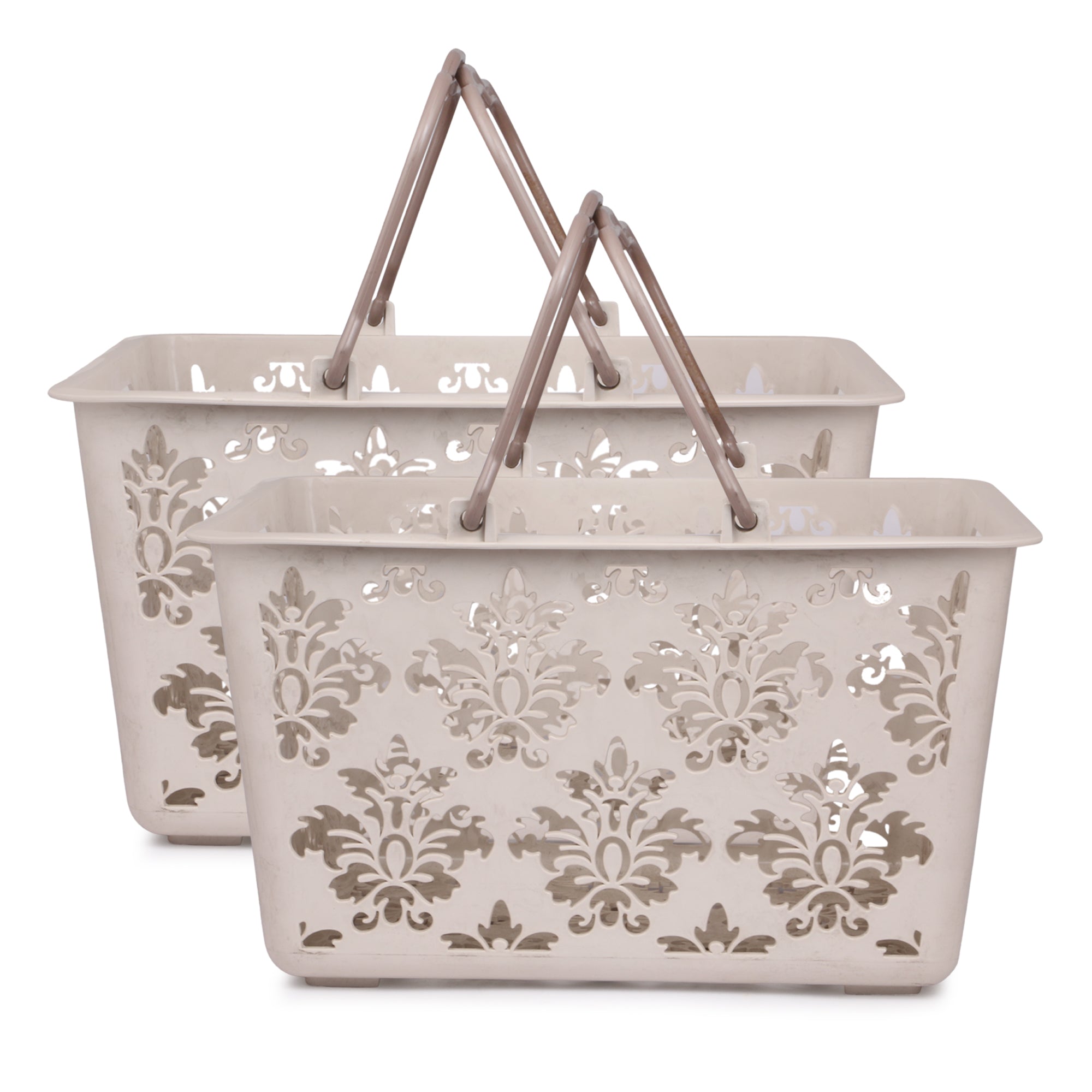 Plastic Lunch Basket for Office, Home and Picnic Use. (13x9x8 Inch)