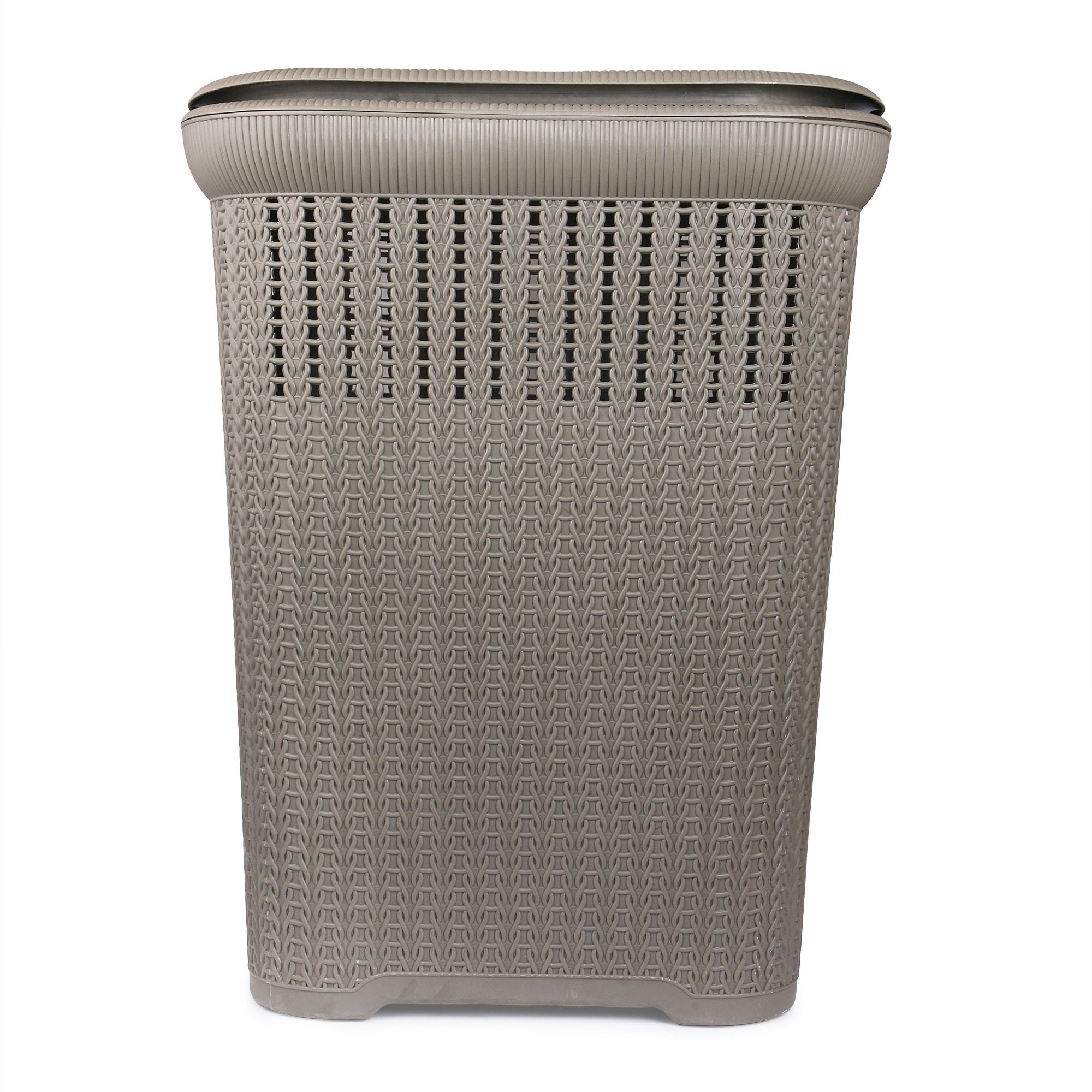 Laundry Basket with Lid/Bathroom Basket for Clothes/Multipurpose Big Size Basket for Home | 60 Lt.