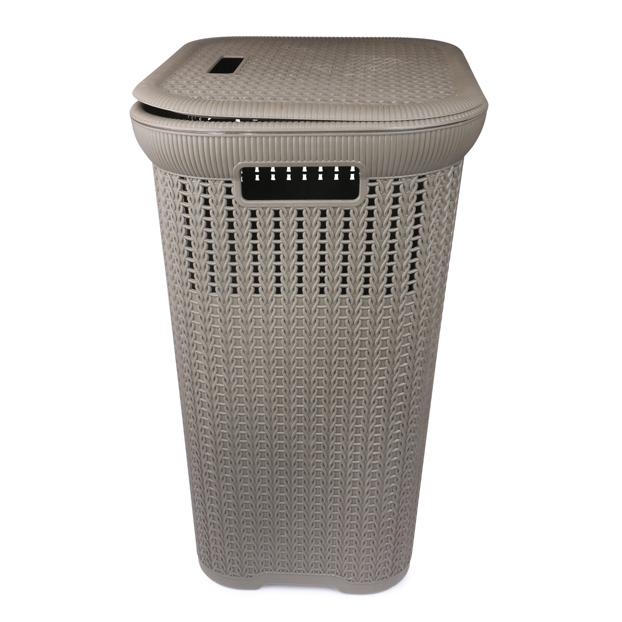 Laundry Basket with Lid/Bathroom Basket for Clothes/Multipurpose Big Size Basket for Home | 60 Lt.