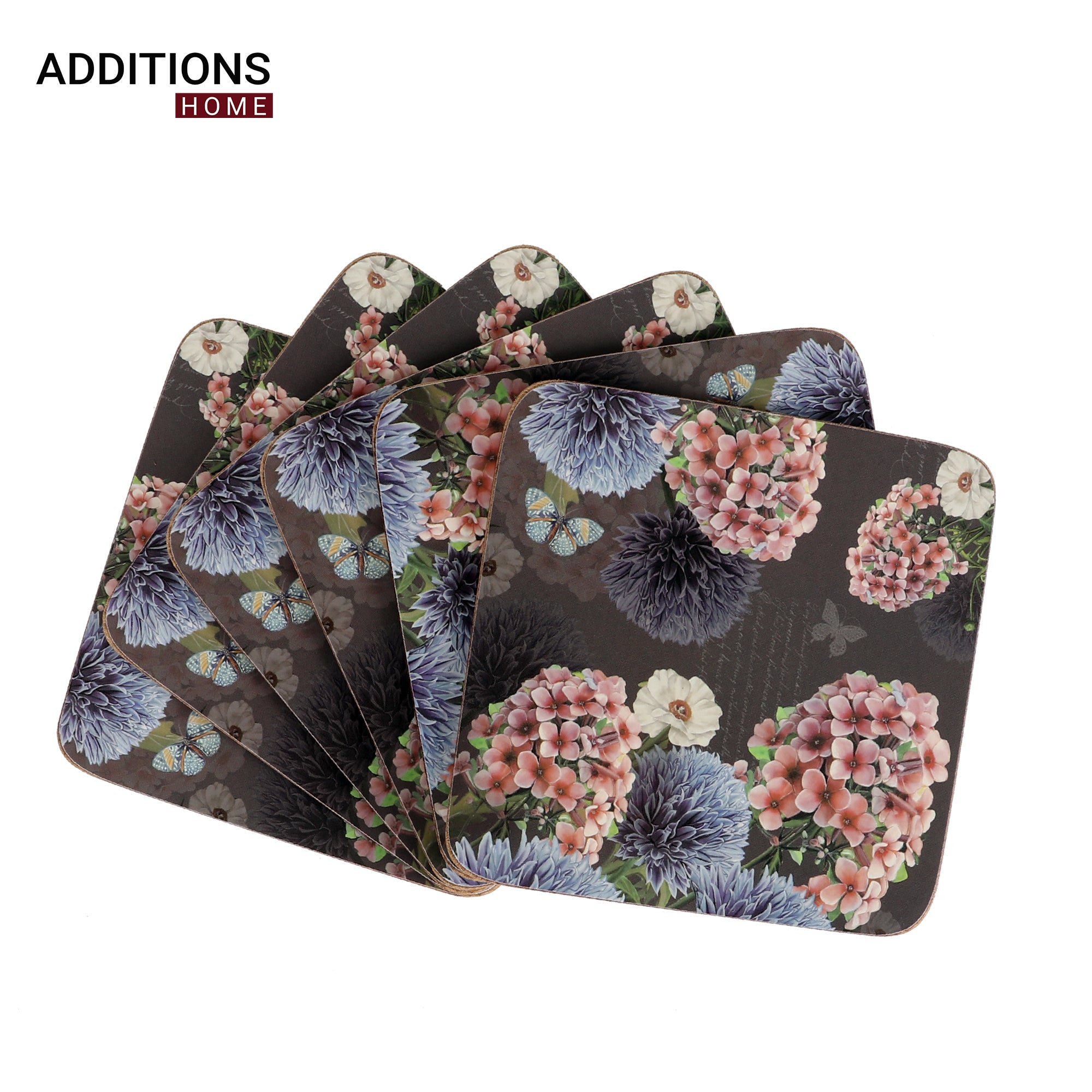 LUXURY MDF PLACEMATS, TABLE MATS WITH COASTERS SUBLIMATION PRINTING (SET OF 16 PCS)