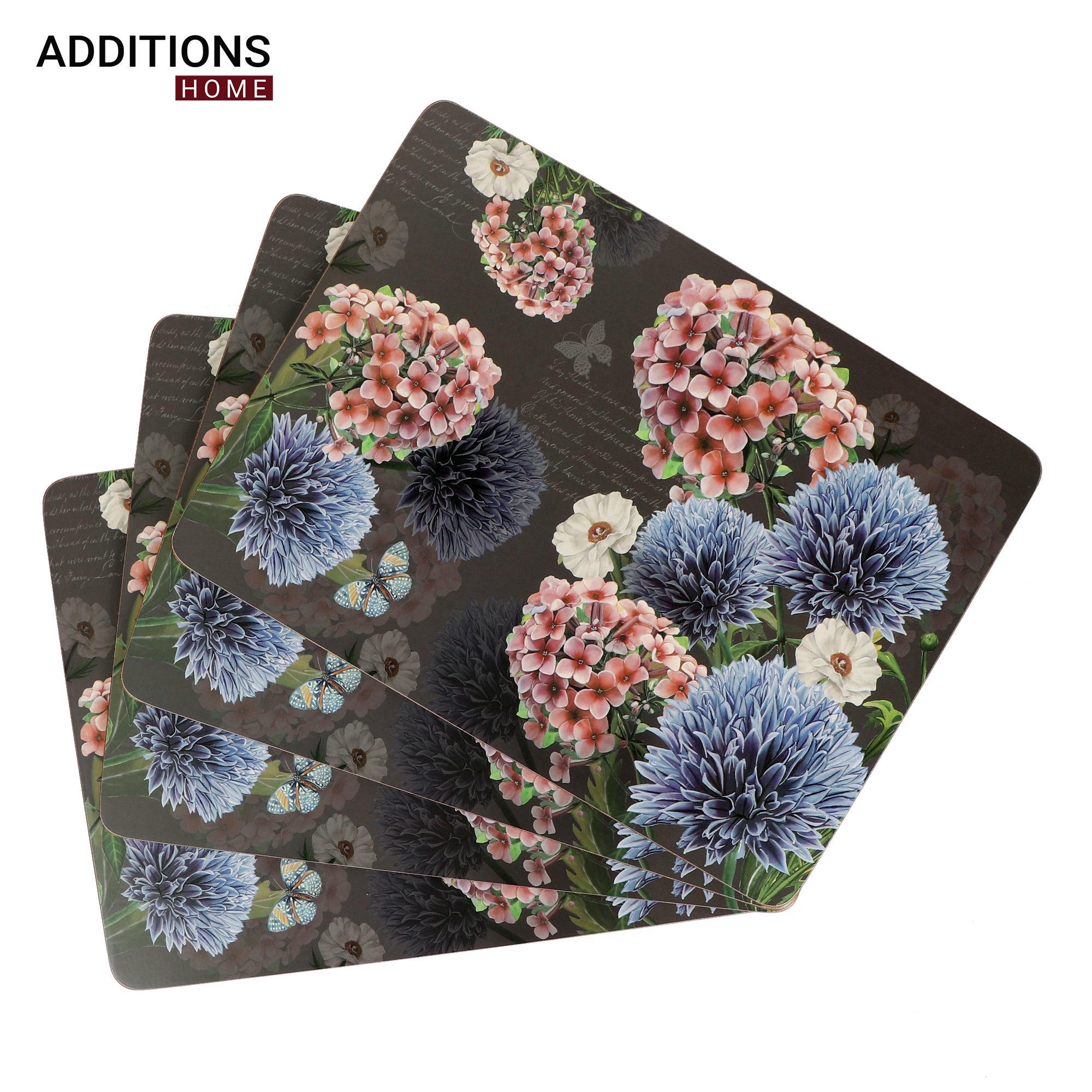 LUXURY MDF PLACEMATS, TABLE MATS WITH COASTERS SUBLIMATION PRINTING (SET OF 16 PCS)