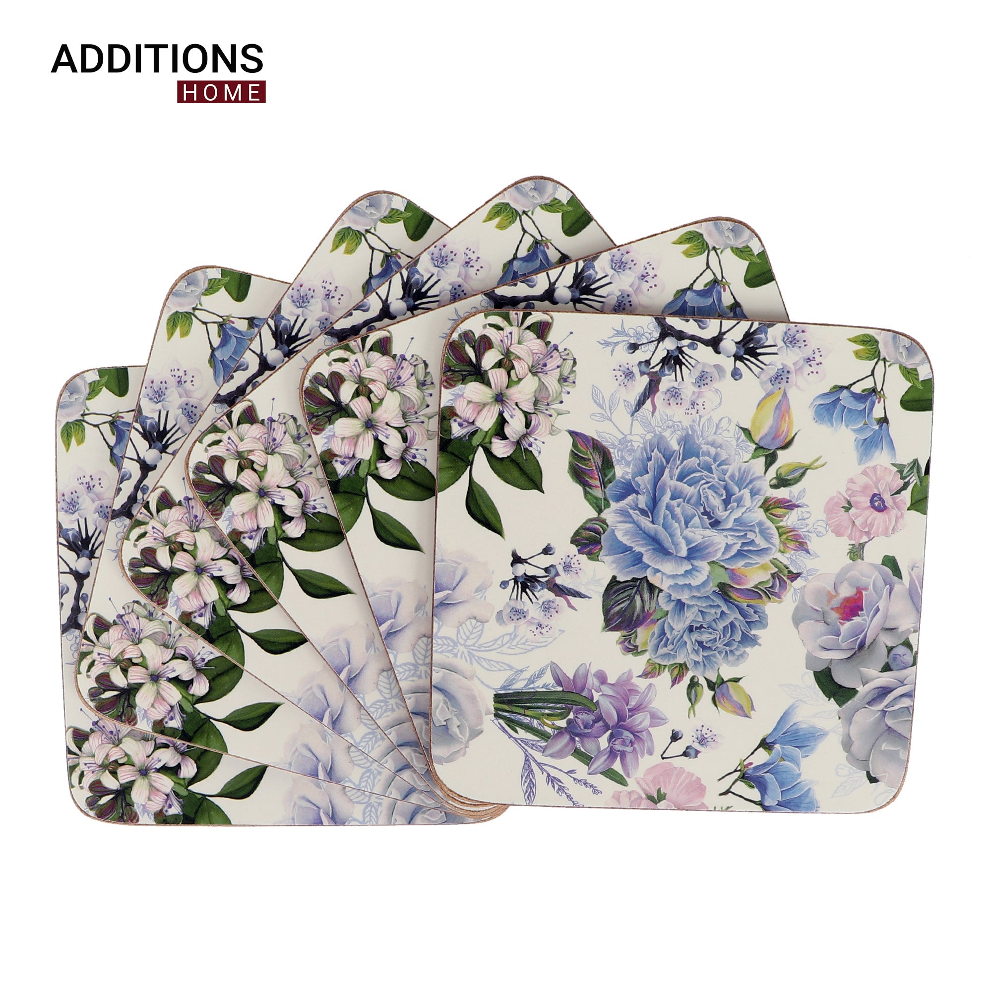 LUXURY MDF PLACEMATS, TABLE MATS WITH COASTERS SUBLIMATION PRINTING (SET OF 16 PCS)