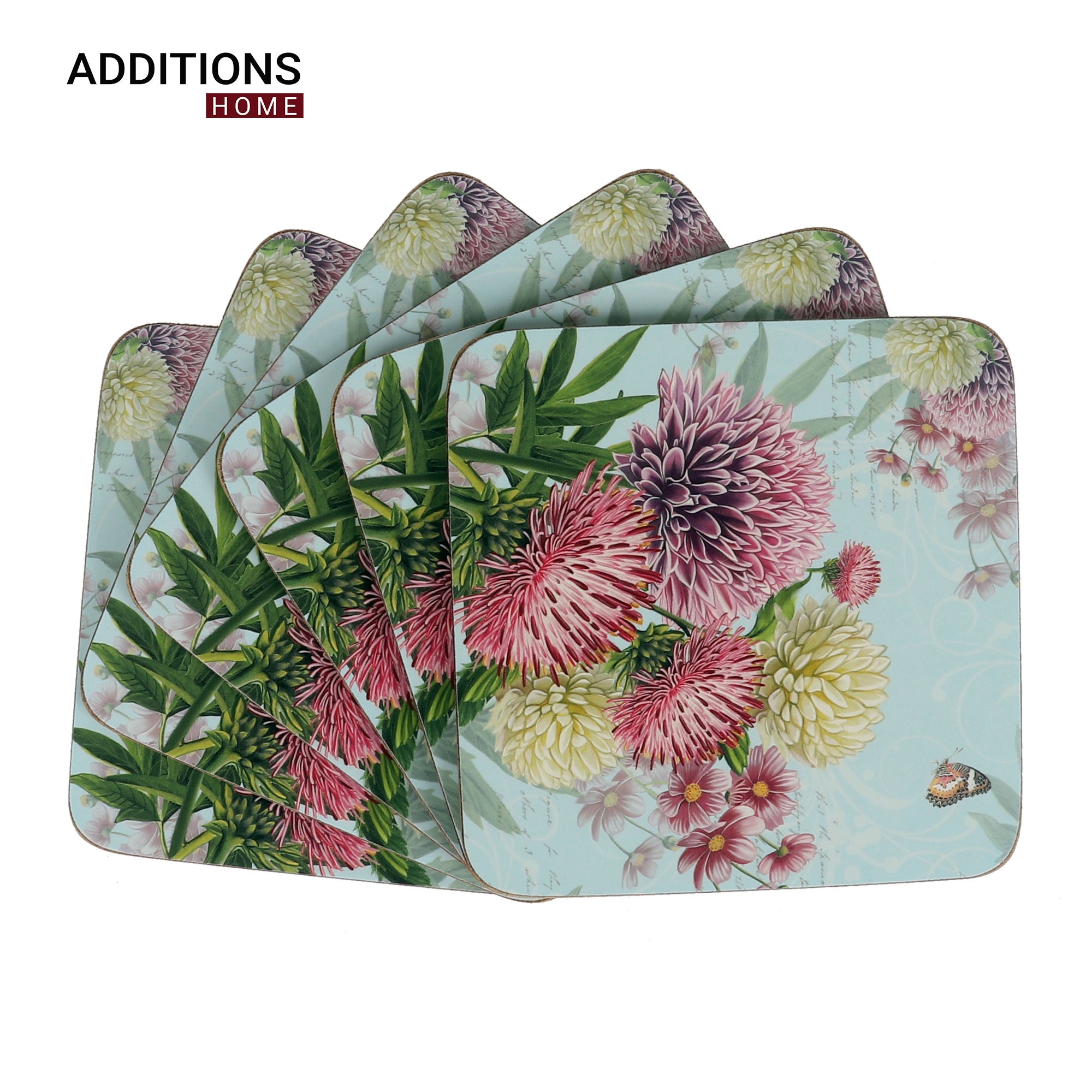 LUXURY MDF PLACEMATS, TABLE MATS WITH COASTERS SUBLIMATION PRINTING (SET OF 16 PCS)