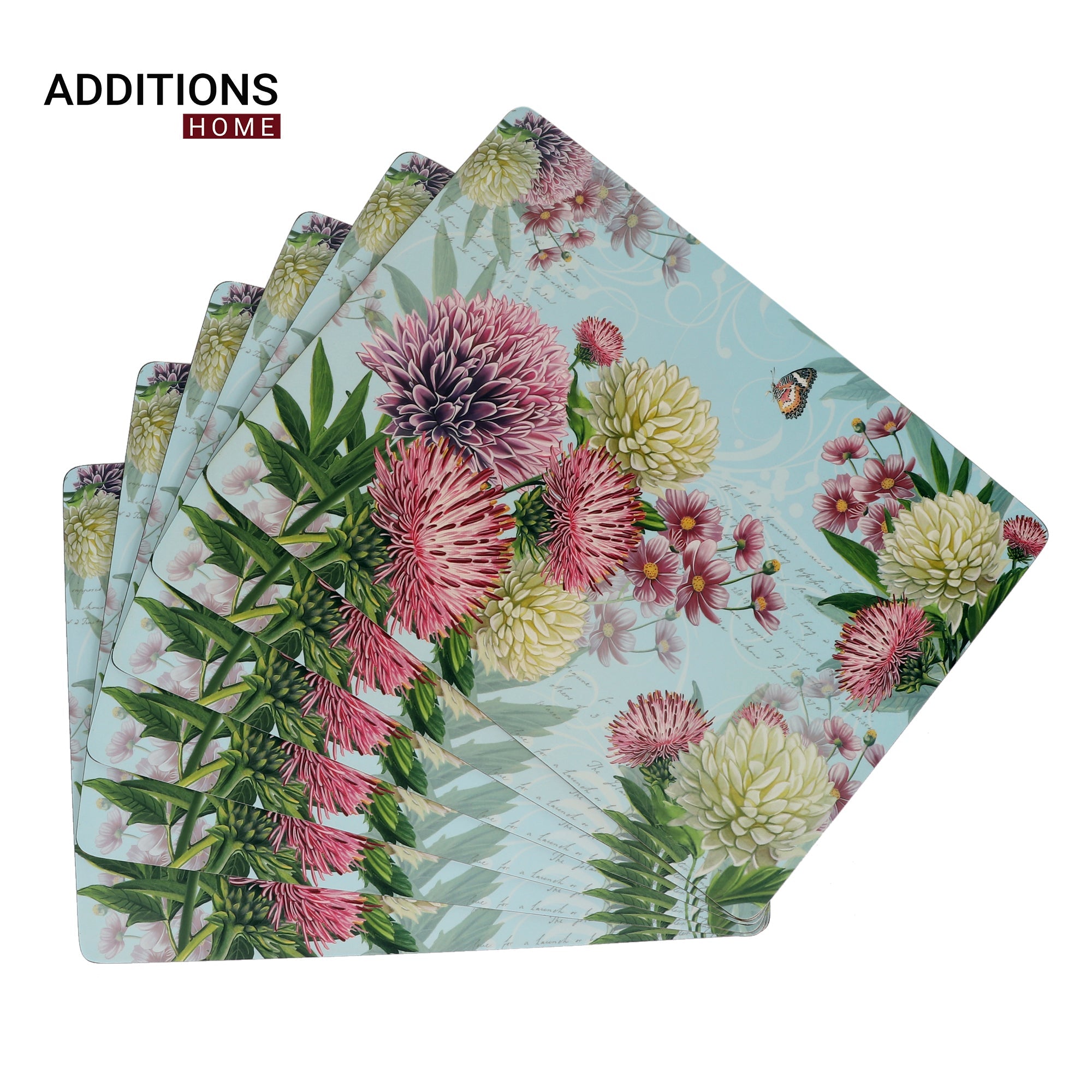 LUXURY MDF PLACEMATS, TABLE MATS WITH COASTERS SUBLIMATION PRINTING (SET OF 16 PCS)