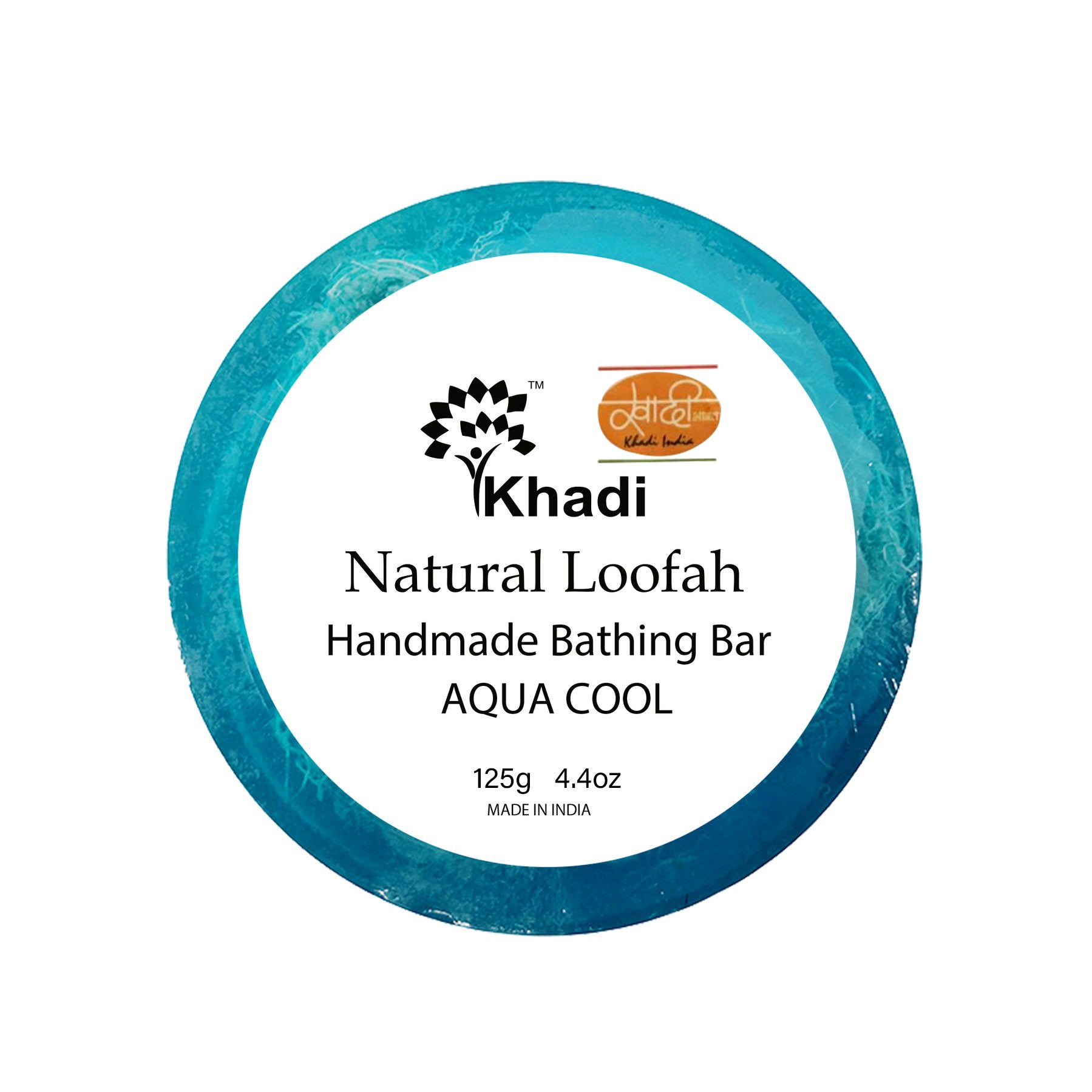 AQUA COOL LOOFAH SOAP - 125G . (Set Of 6 Pcs)
