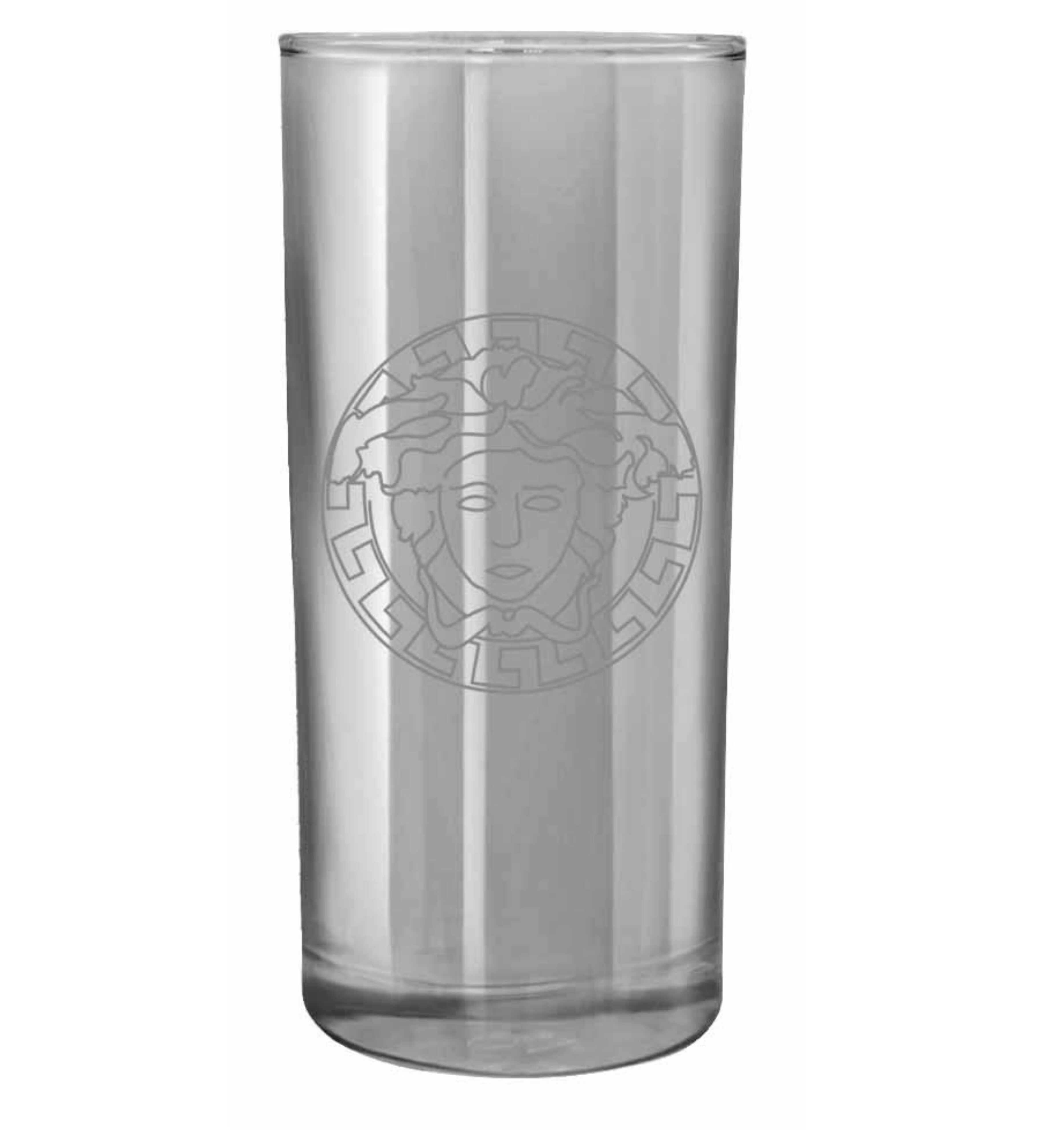 Hand Crafted Smokey Luster & V. 280 ML Long Glasses for Home and Kitchen - Ideal Gift for Housewarming