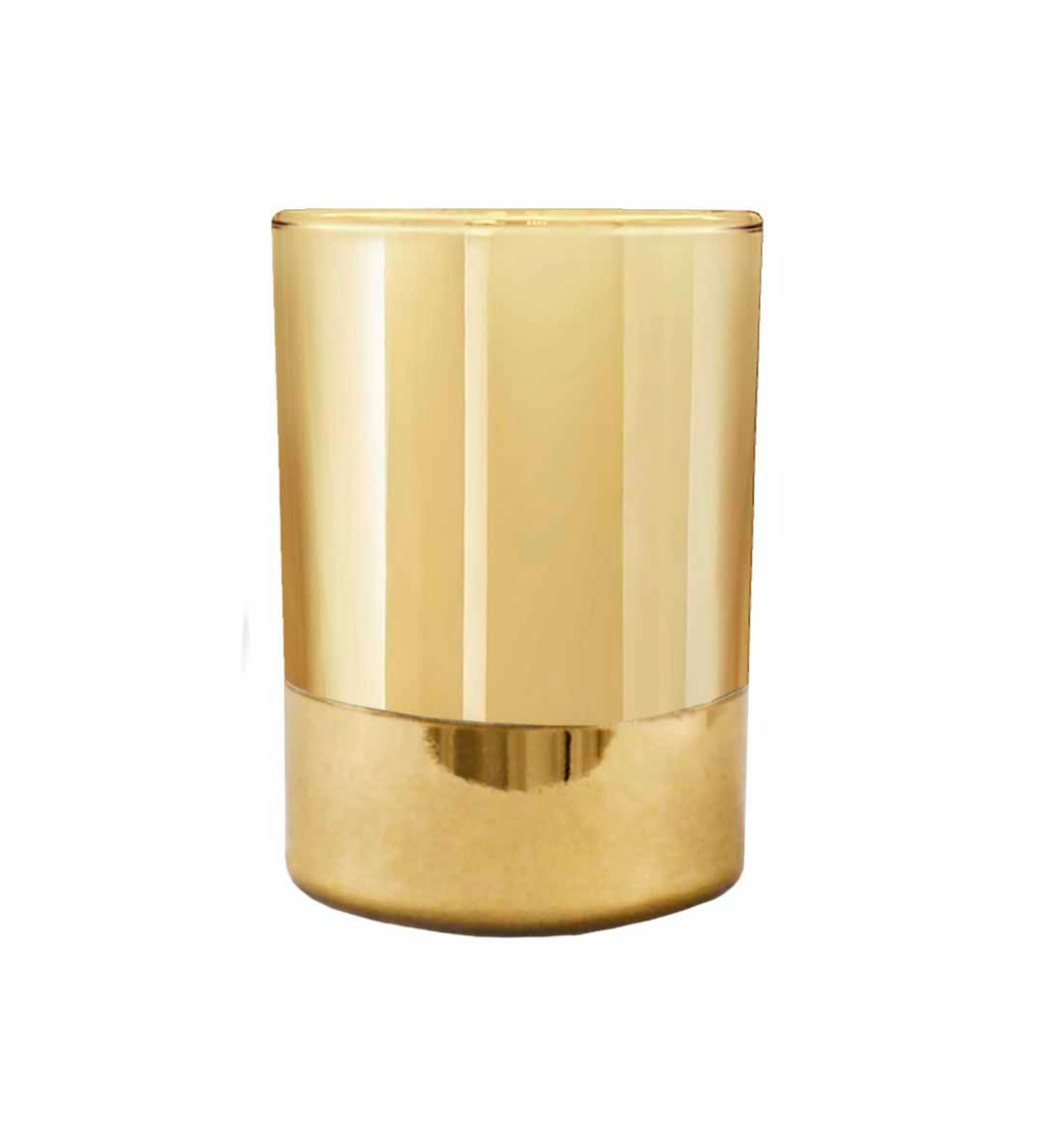 Hand Crafted Gold Luster & Gold Bottom Shot Glasses for Home and Kitchen - Ideal Gift for Housewarming