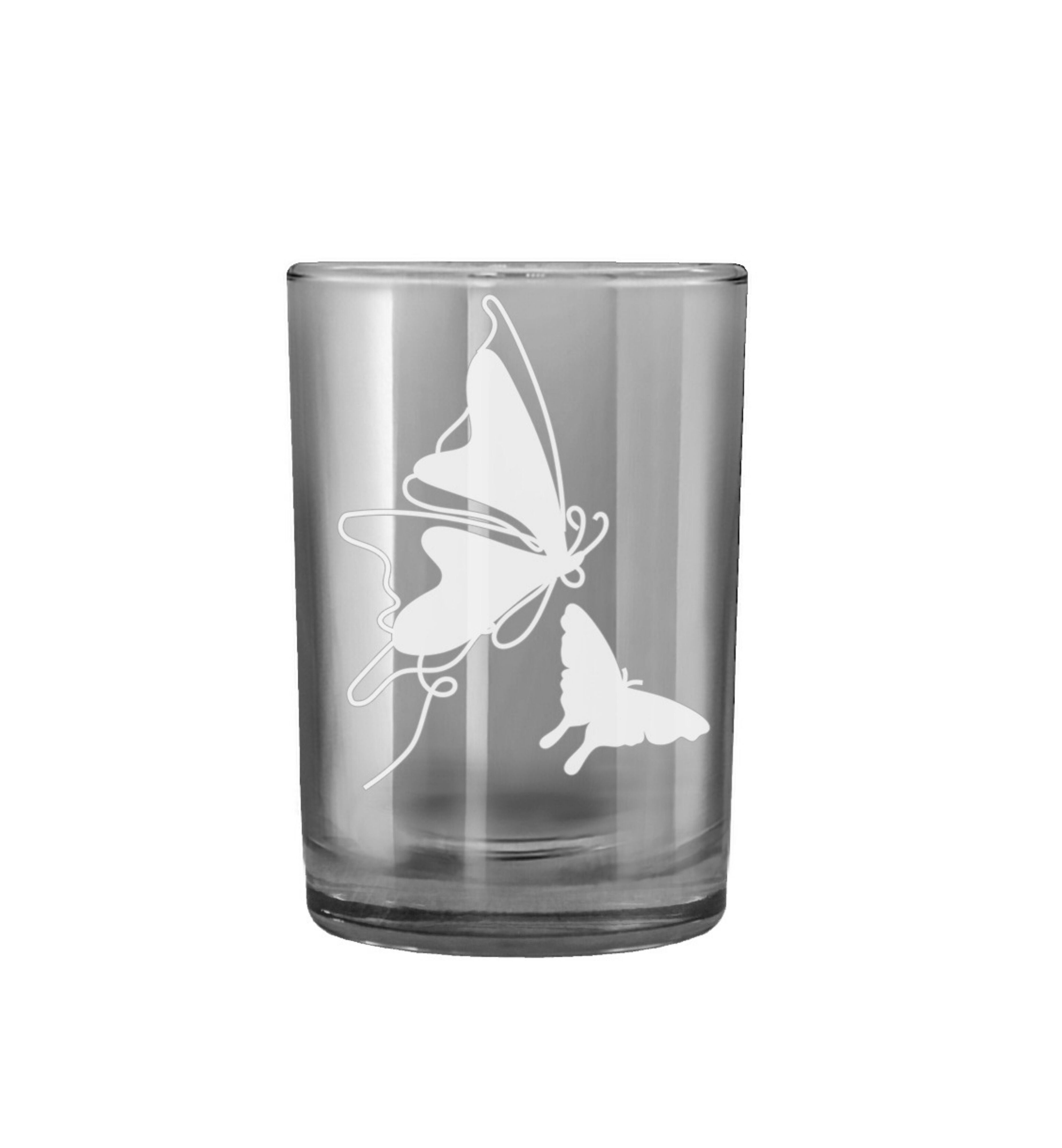 Hand Crafted Smokey Luster & Butterfly Shot Glasses for Home and Kitchen - Ideal Gift for Housewarming