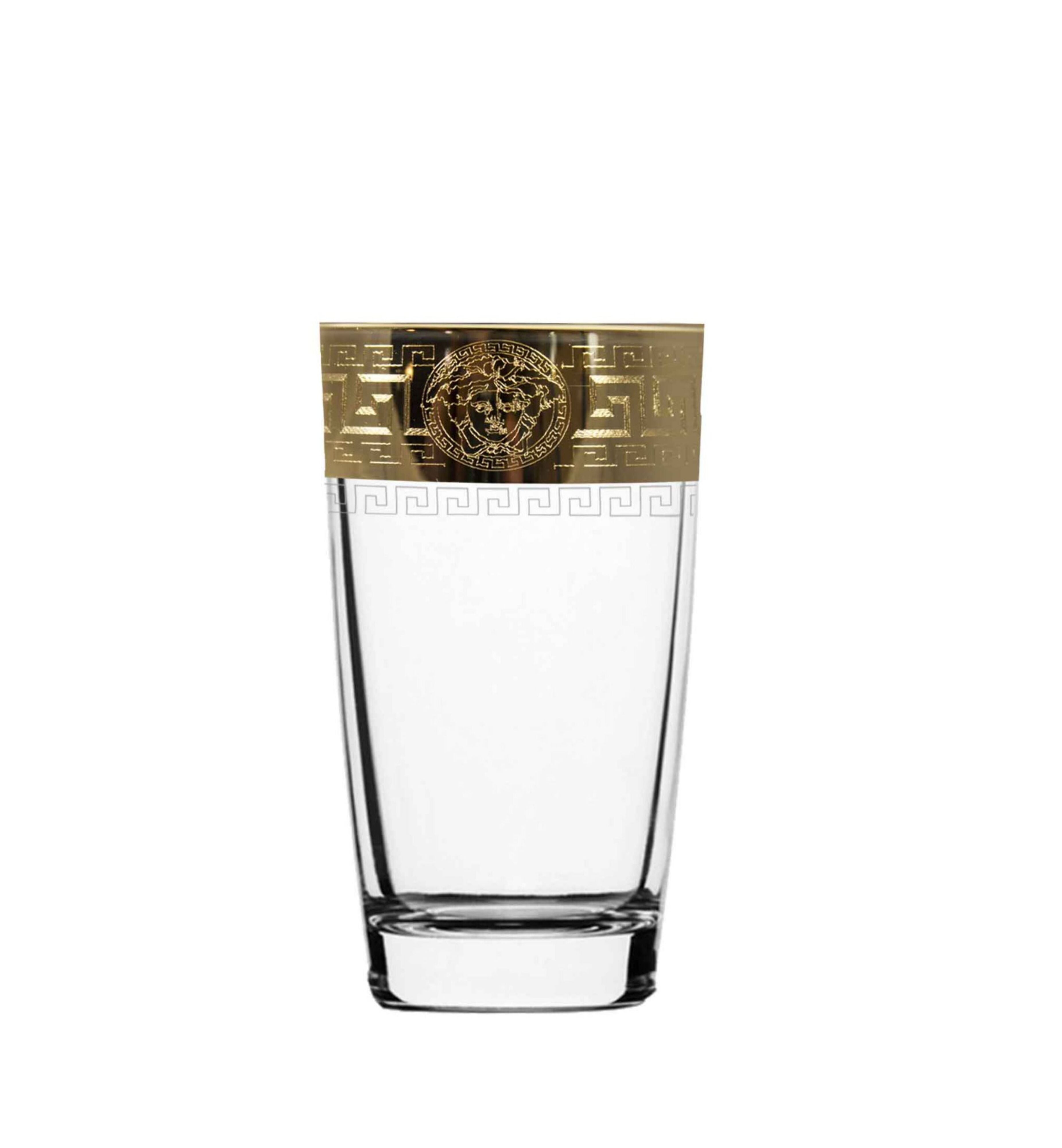 Hand Crafted Gold Decal Shot Glasses for Home and Kitchen - Ideal Gift for Housewarming