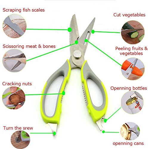 9 in One Multifunction Stainless Steel Scissor