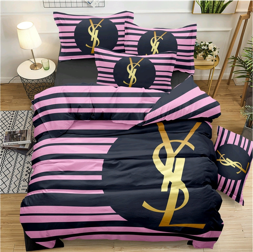 100% Comfortable 220 TC King Size Double Bedsheet Digital Print - 275 X 275 CM with 2 Pillow Covers - 3 Pcs Set