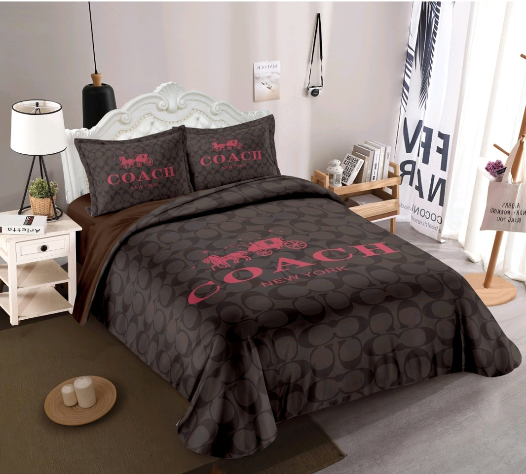 100% Comfortable 220 TC King Size Double Bedsheet Digital Print - 275 X 275 CM with 2 Pillow Covers - 3 Pcs Set