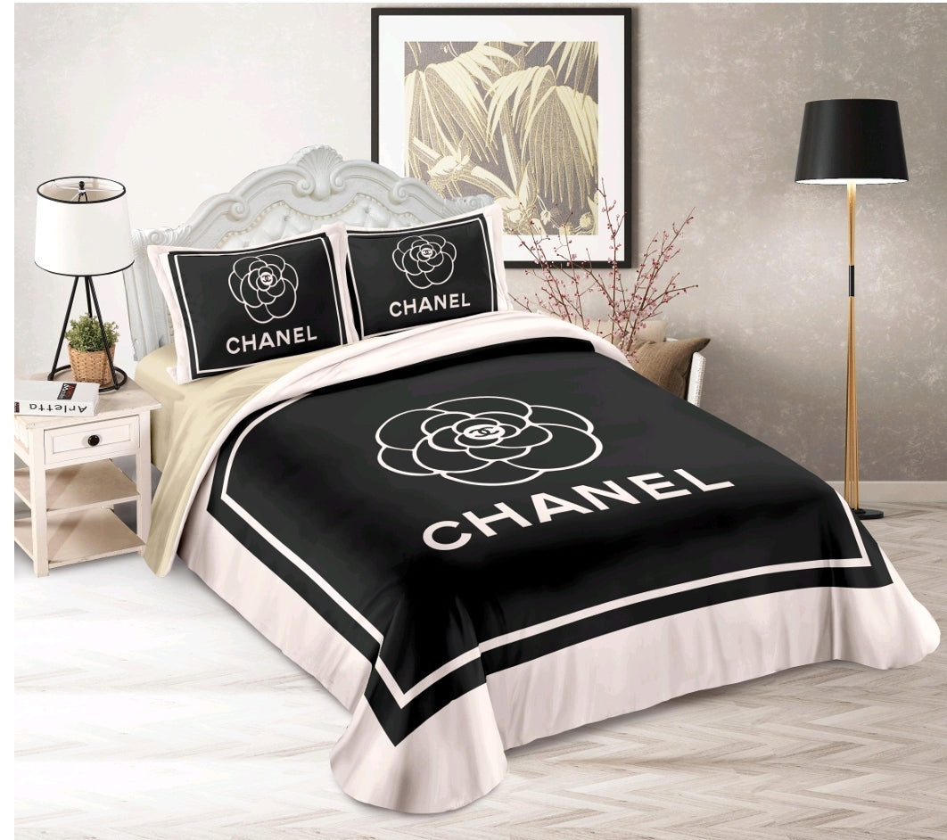 New 100% Comfortable 220 TC King Size Double Bedsheet Digital Print - 275 X 275 CM with 2 Pillow Covers - 3 Pcs Set