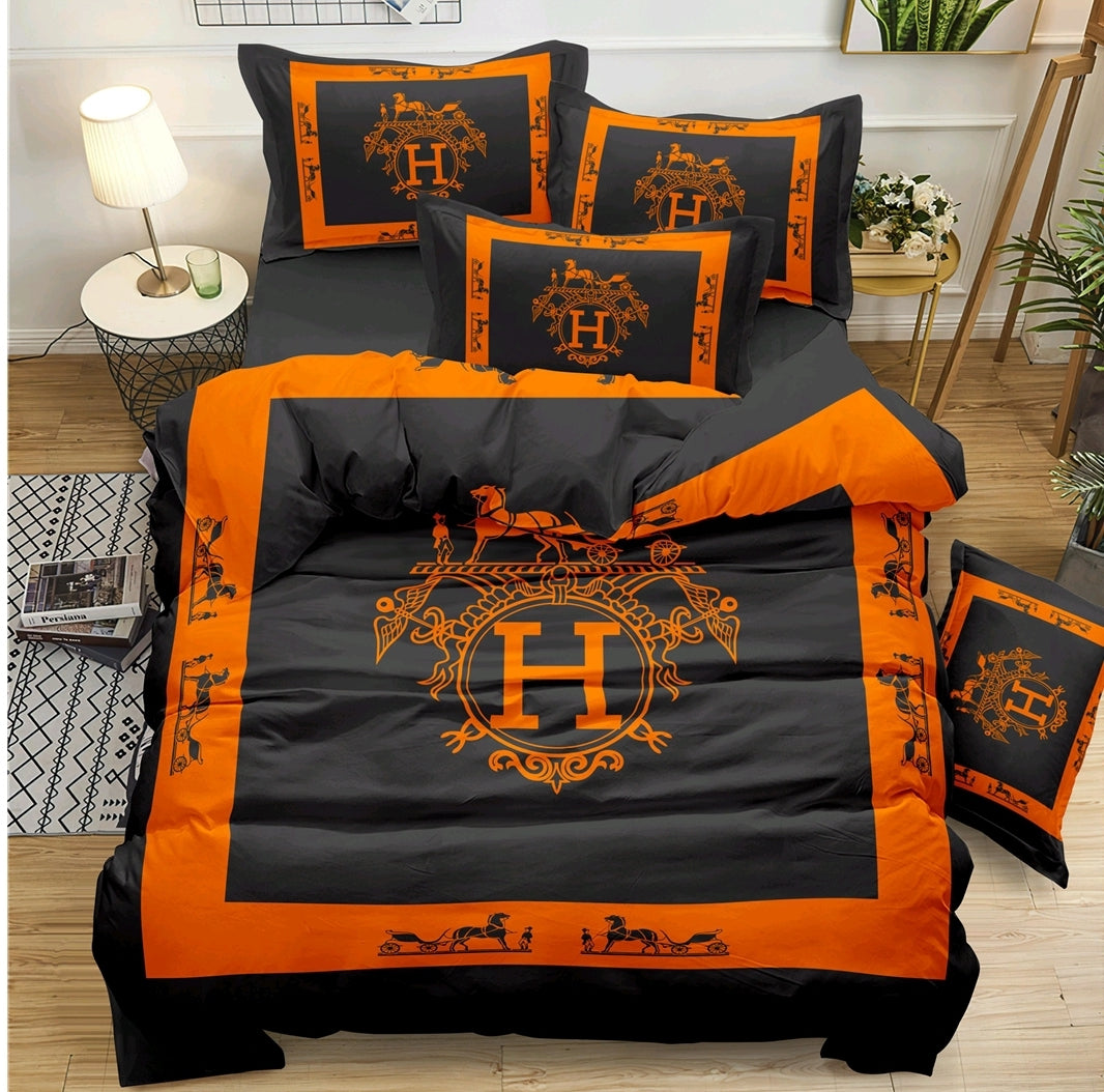 100% Comfortable 220 TC King Size Double Bedsheet Digital Print - 275 X 275 CM with 2 Pillow Covers - 3 Pcs Set