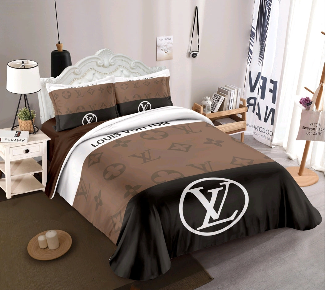 100% Comfortable 220 TC King Size Double Bedsheet Digital Print - 275 X 275 CM with 2 Pillow Covers - 3 Pcs Set