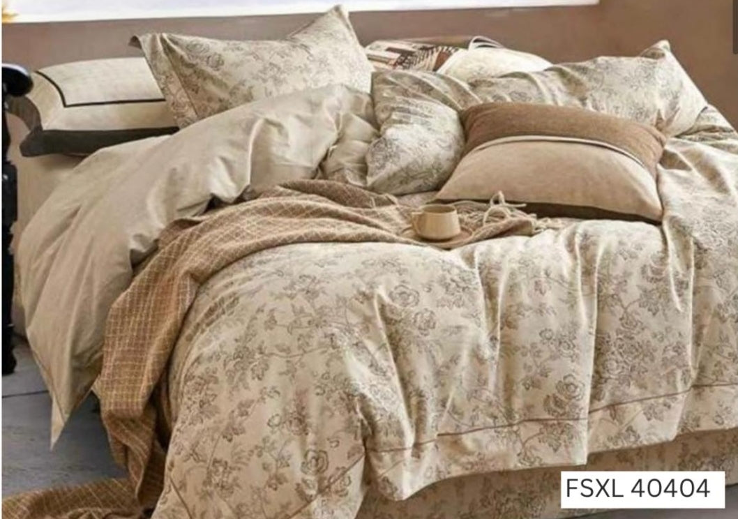 100% Cotton 350 TC Super King Size 9 x 9 Bedsheet