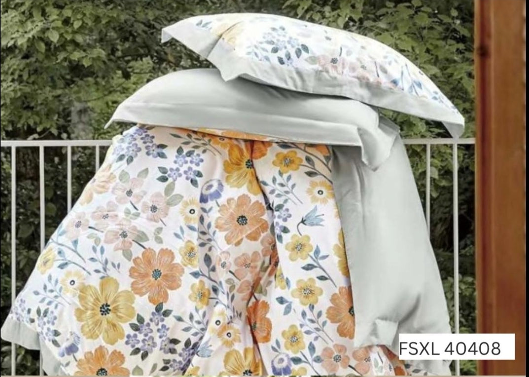 100% Cotton 350 TC Super King Size 9 x 9 Bedsheet