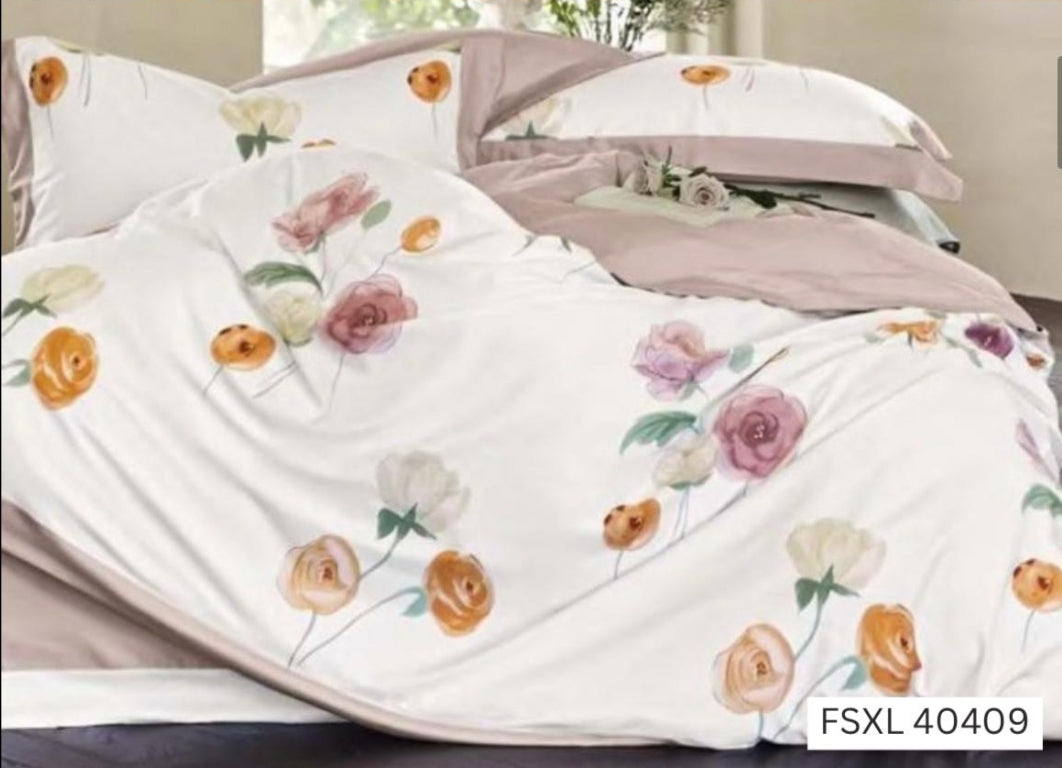100% Cotton 350 TC Super King Size 9 x 9 Bedsheet