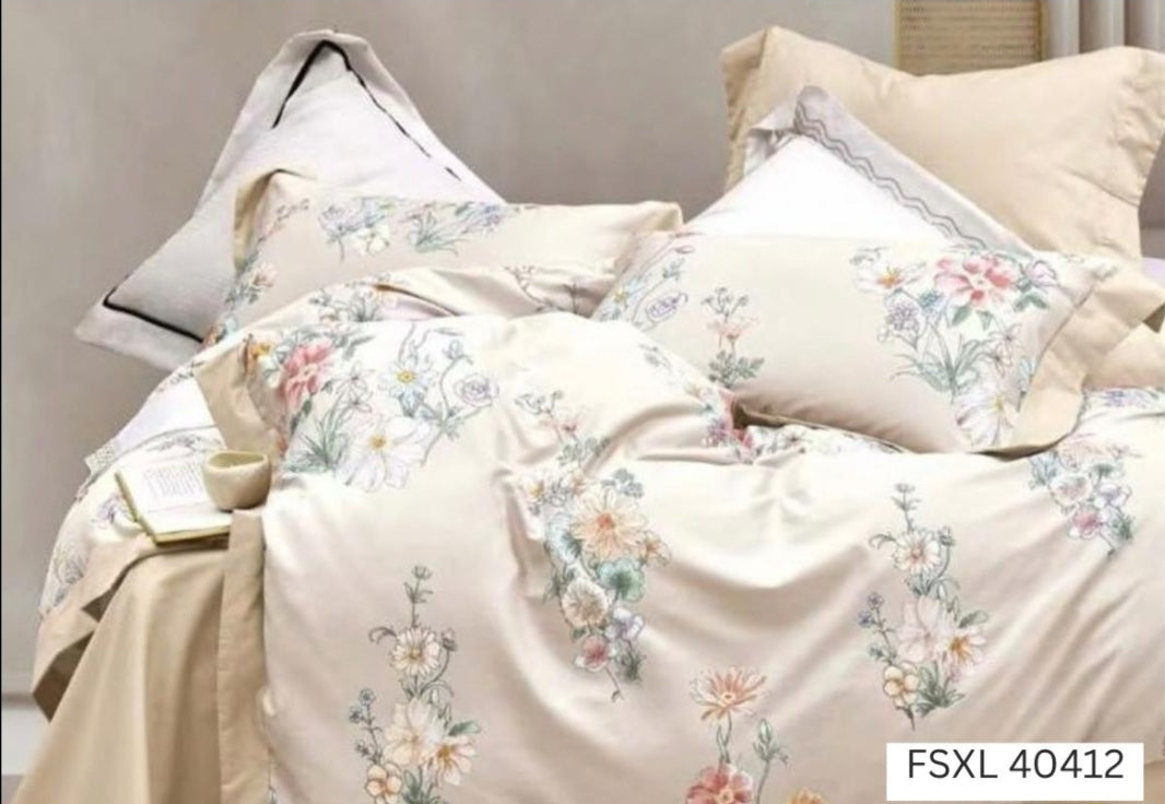 100% Cotton 350 TC Super King Size 9 x 9 Bedsheet