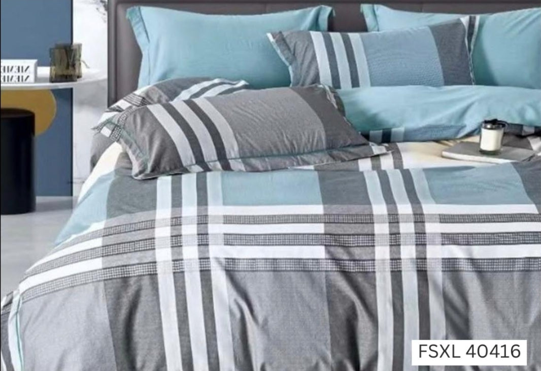 100% Cotton 350 TC Super King Size 9 x 9 Bedsheet