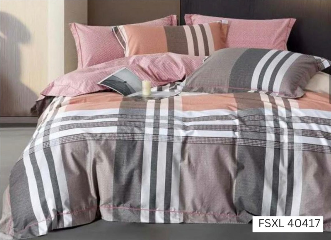 100% Cotton 350 TC Super King Size 9 x 9 Bedsheet