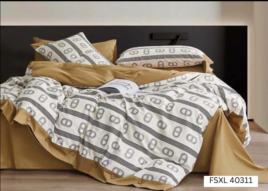 100% Cotton 350 TC Super King Size 9 x 9 Bedsheet