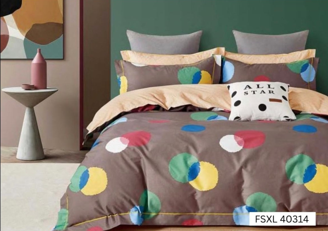 100% Cotton 350 TC Super King Size 9 x 9 Bedsheet