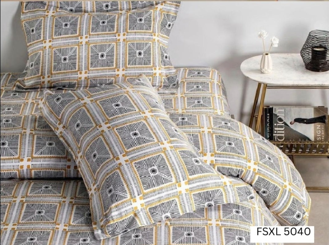 100% Cotton 350 TC Super King Size 9 x 9 Bedsheet