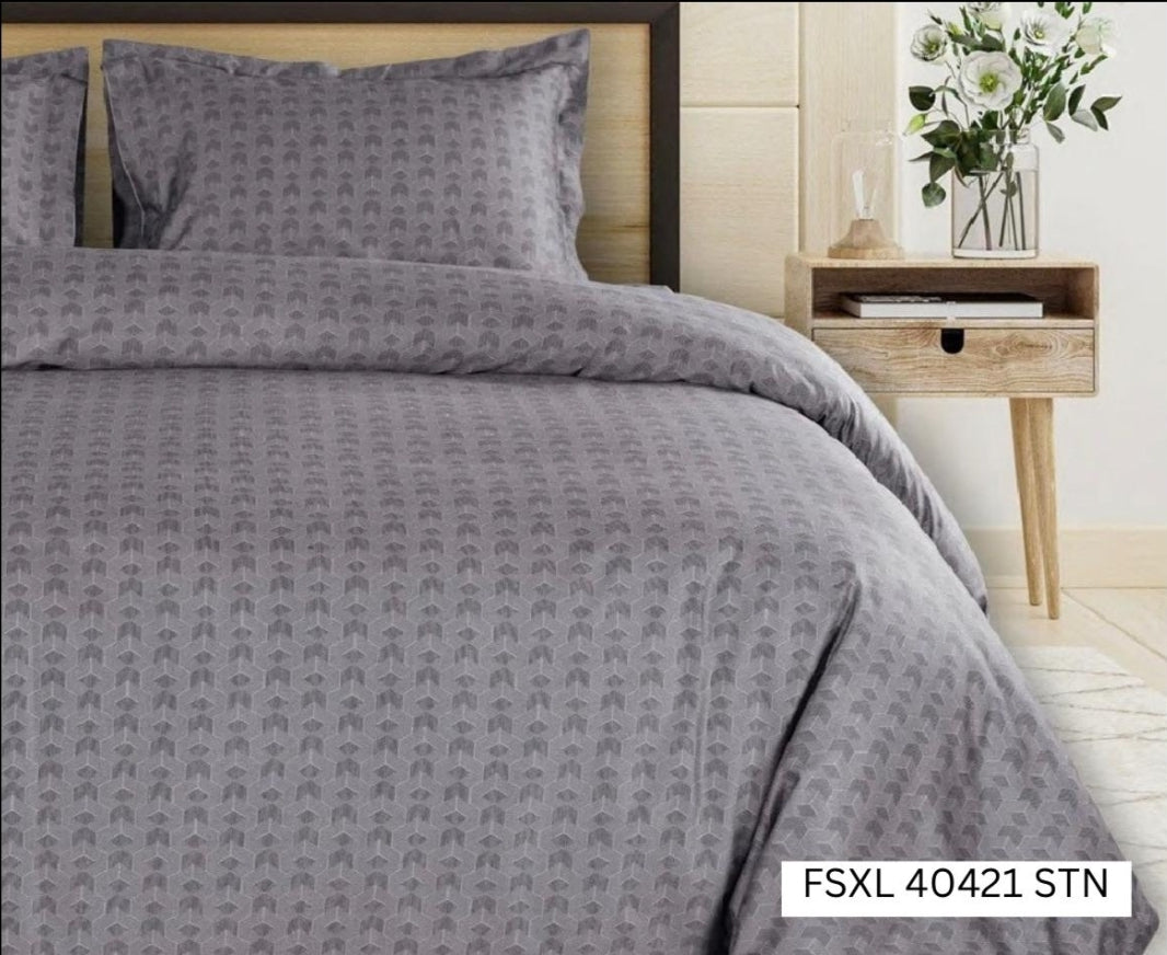 100% Cotton 350 TC Super King Size 9 x 9 Bedsheet