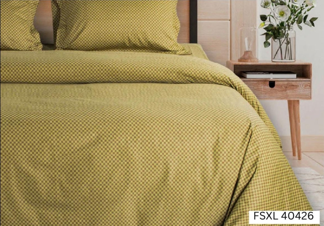 100% Cotton 350 TC Super King Size 9 x 9 Bedsheet