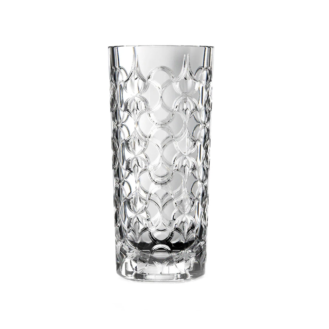 RCR (Made in Italy) Arabesque 28 CM Crystal Flower Vase
