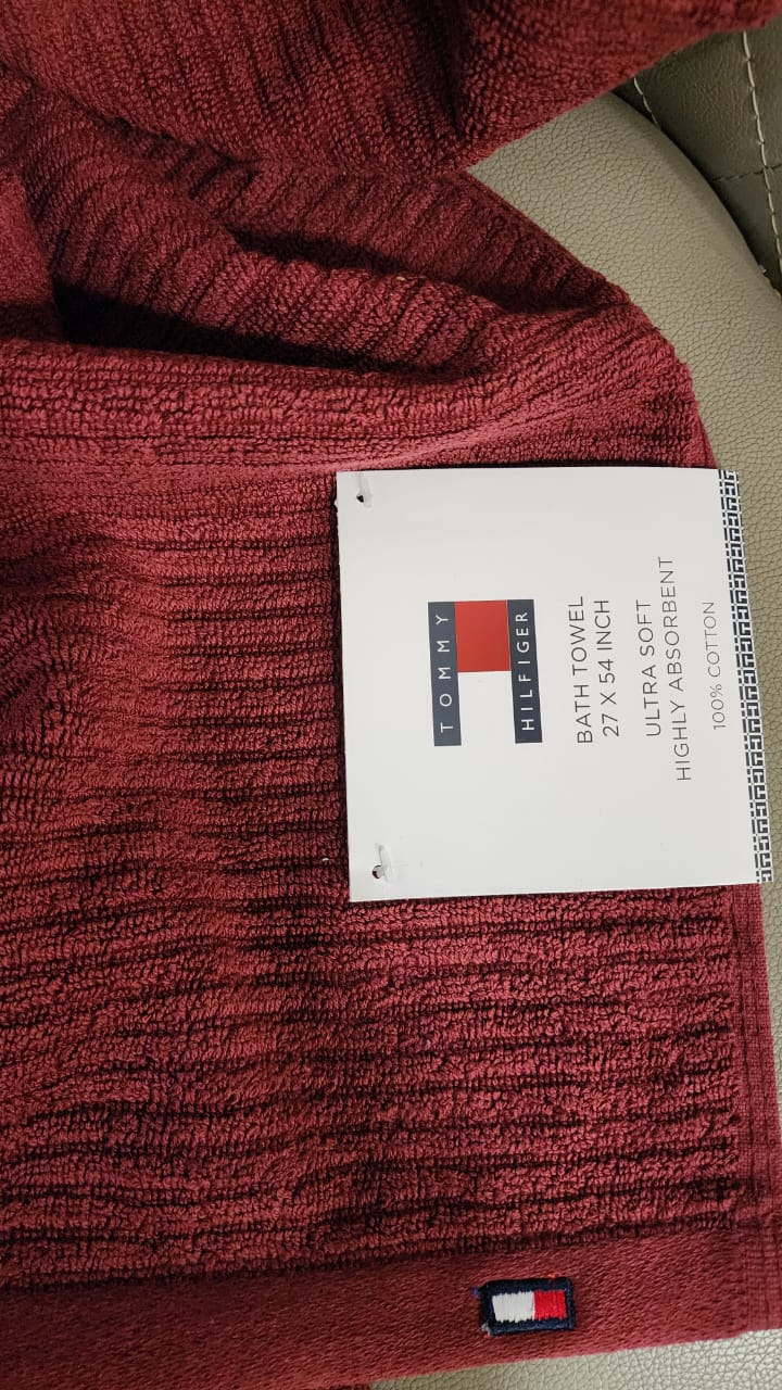 100% Organic Cotton 400 GSM Highly Absorbent Towels with Hanging Loop (Set of 1 )