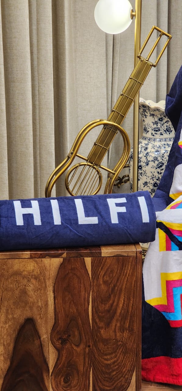 100% Organic Cotton 400 GSM Highly Absorbent Towels with Hanging Loop (Set of 2 )