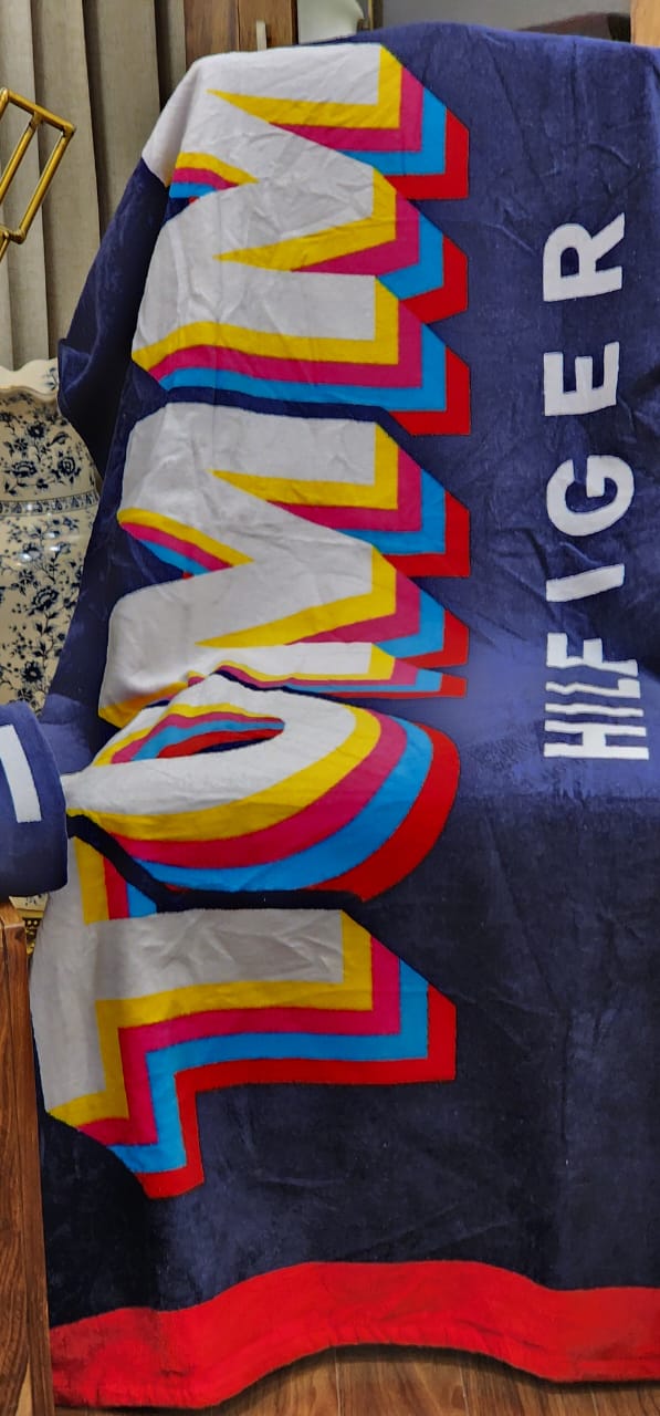 100% Organic Cotton 400 GSM Highly Absorbent Towels with Hanging Loop (Set of 2 )