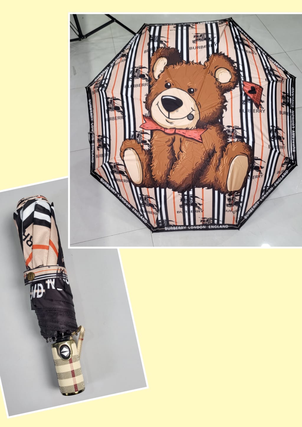 Compact Reverse Auto Open/Close Folding Umbrella Windproof Travel Umbrella